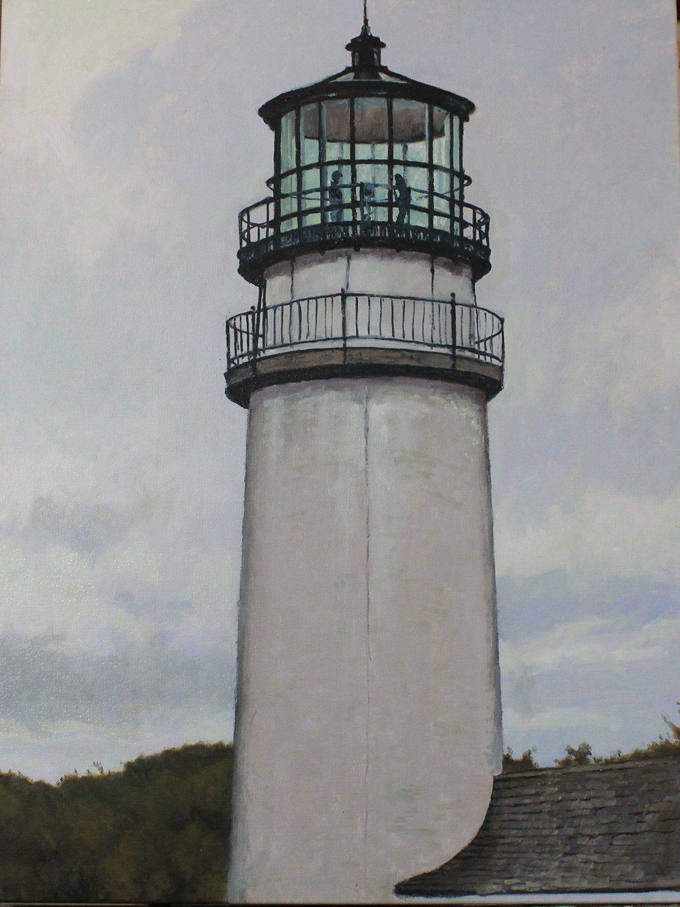 Highland Light: Along the Watchtower, an oil painting by Douglas H. Caves Sr.