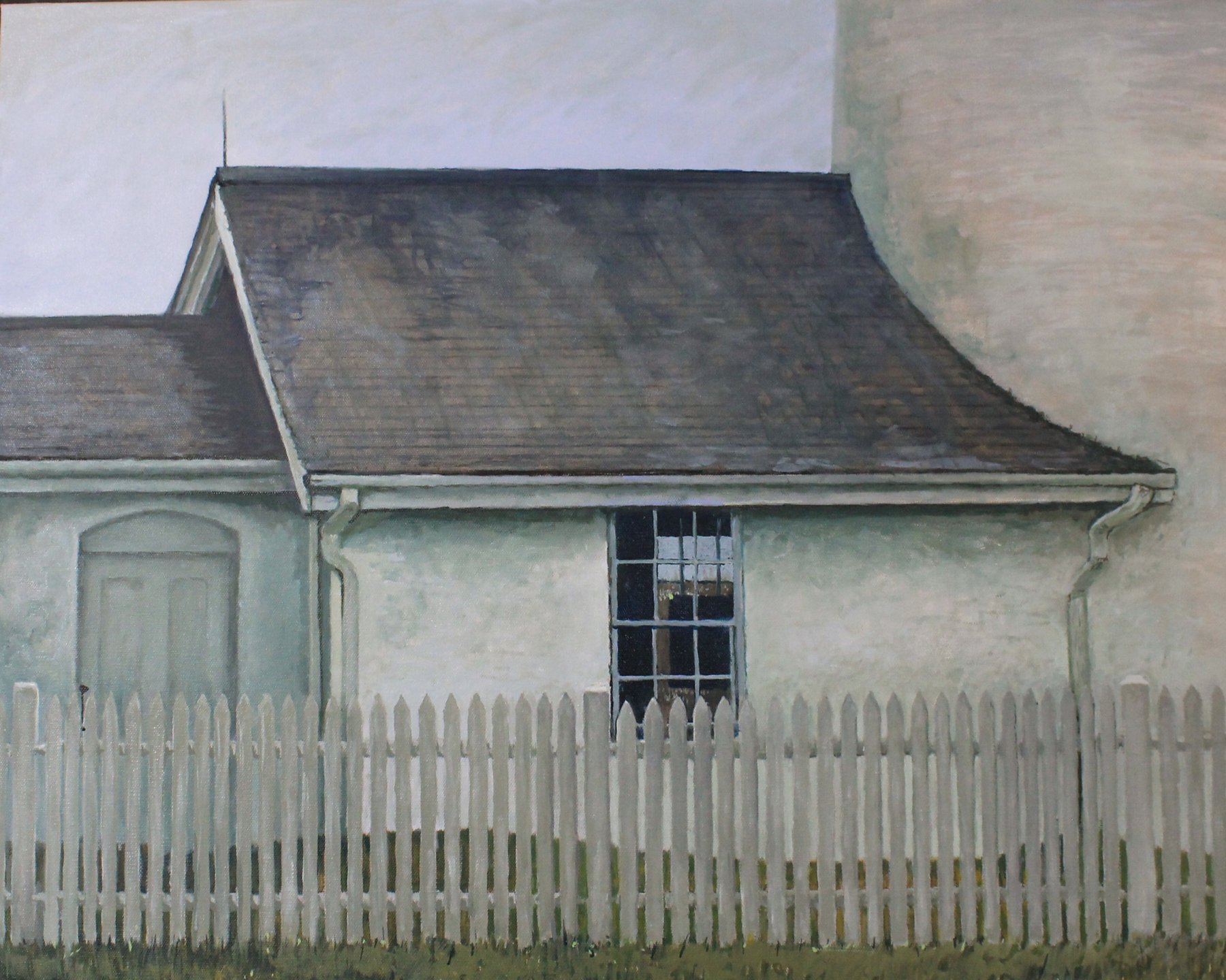 Highland Light West, an oil painting by Douglas H. Caves Sr.