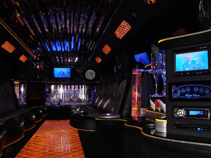 Limo Scene Hummer limousine interior