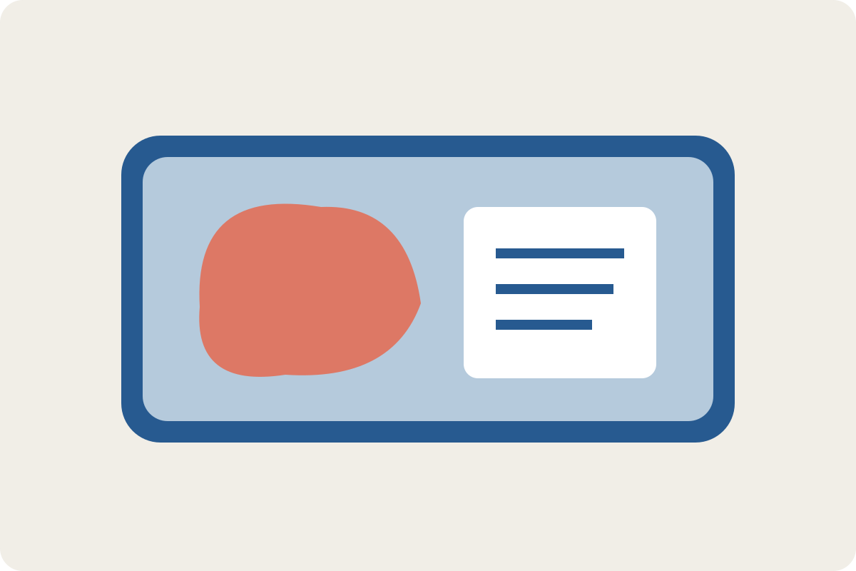 Illustration of a packaged meat tray with a label.