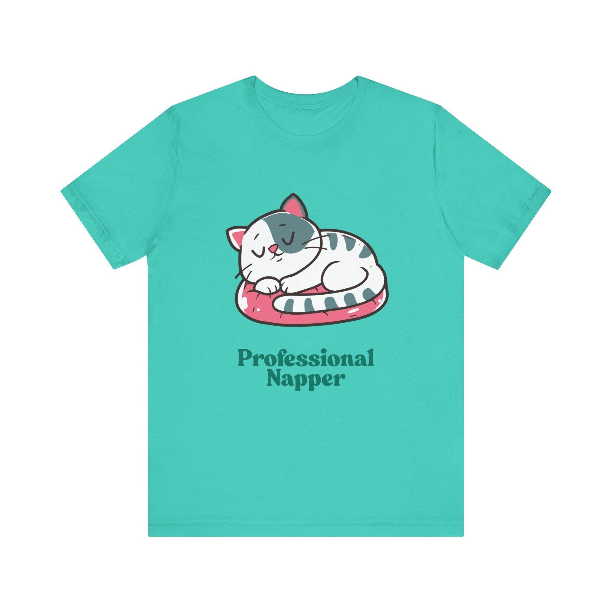 Professional Napper T-Shirt: Funny Cat Lover Tee, image 4