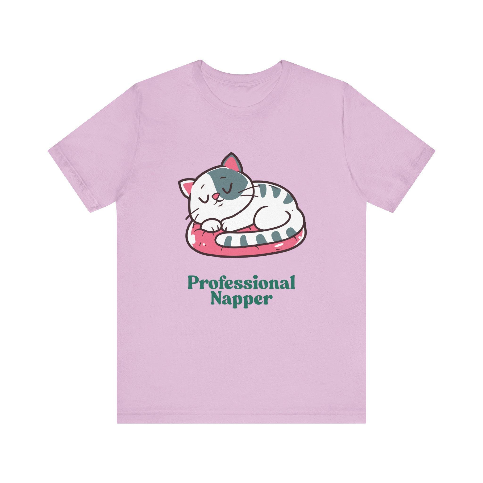 Professional Napper T-Shirt: Funny Cat Lover Tee, image 5