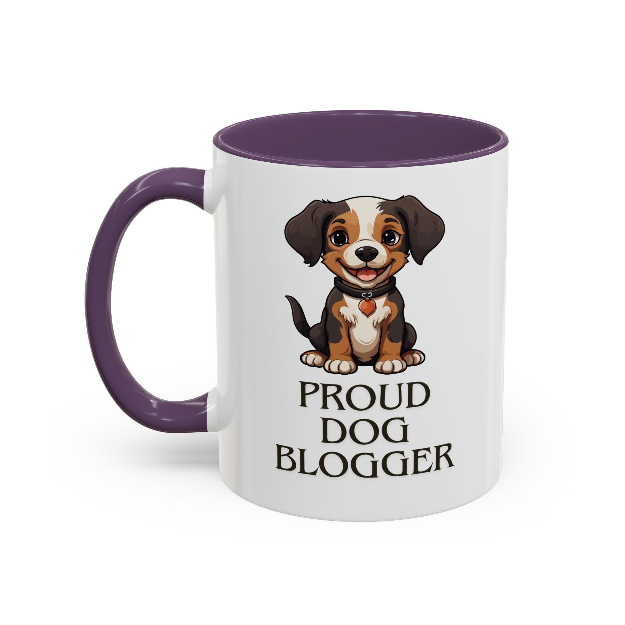 Dog Blogger Mug, Proud Dog Design in 11oz, image 2