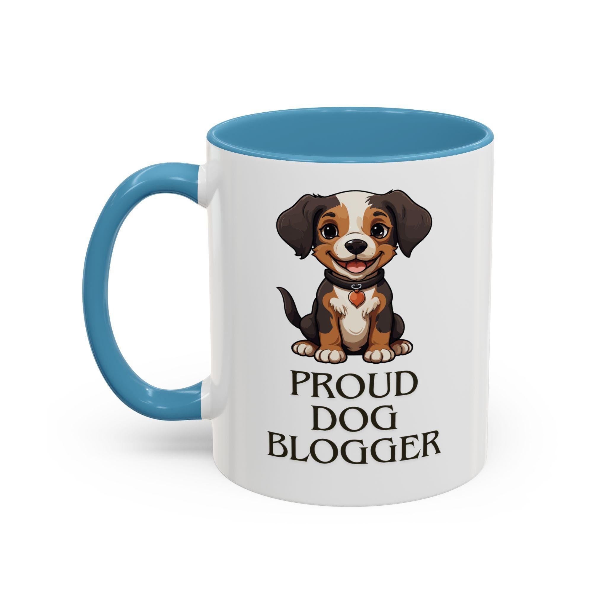 Dog Blogger Mug, Proud Dog Design in 11oz, image 3
