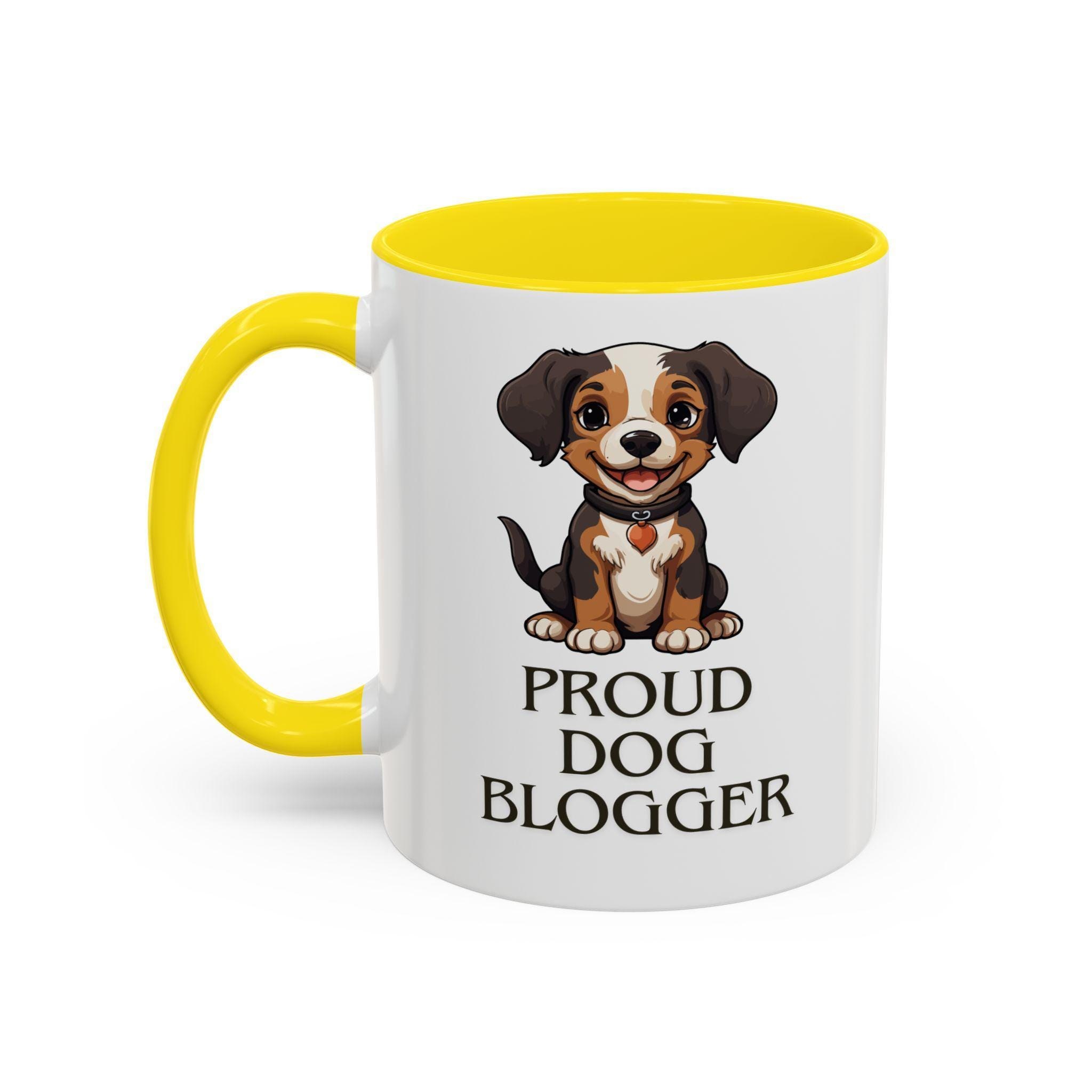 Dog Blogger Mug, Proud Dog Design in 11oz, image 4