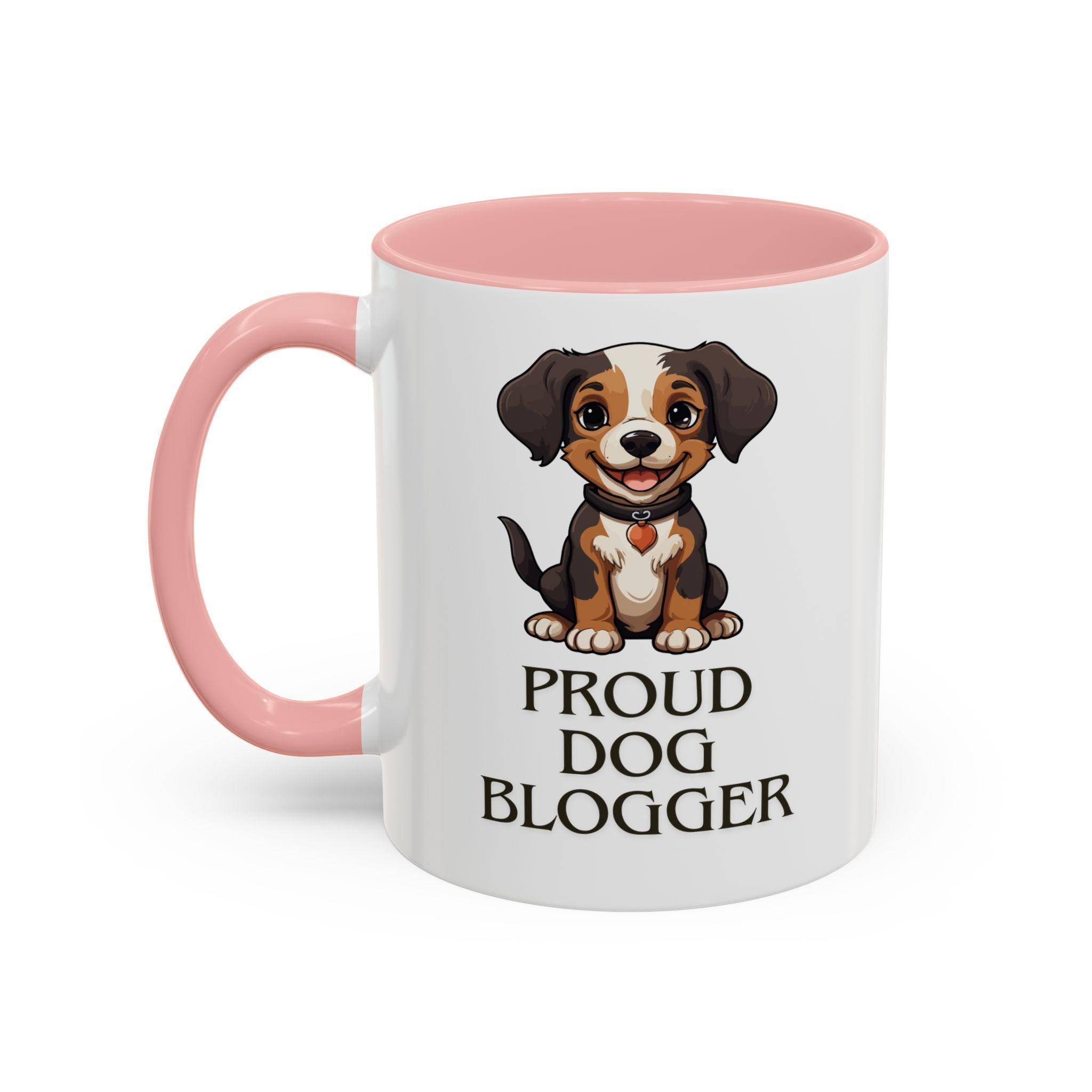 Dog Blogger Mug, Proud Dog Design in 11oz, image 5