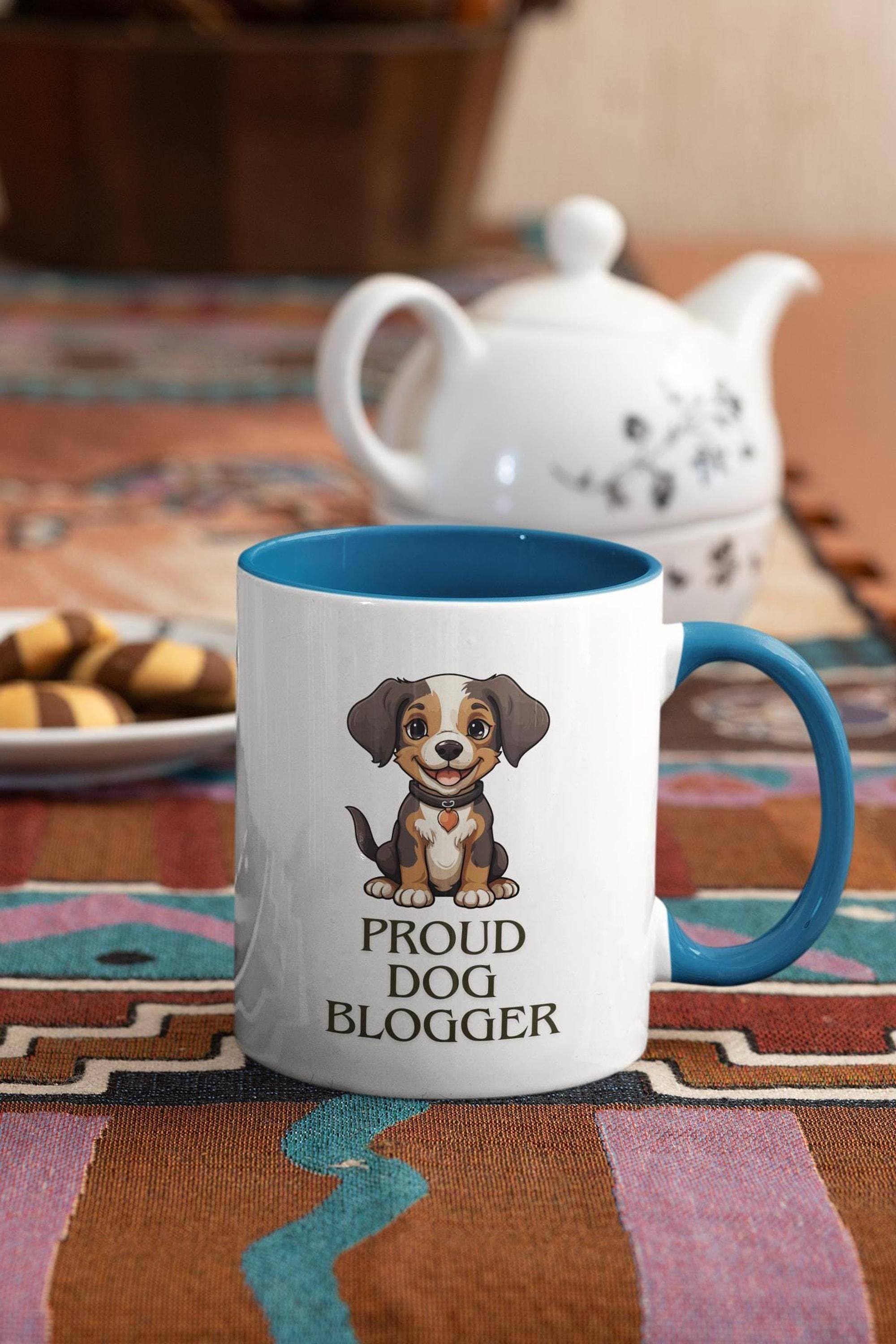 Dog Blogger Mug, Proud Dog Design in 11oz, image 6