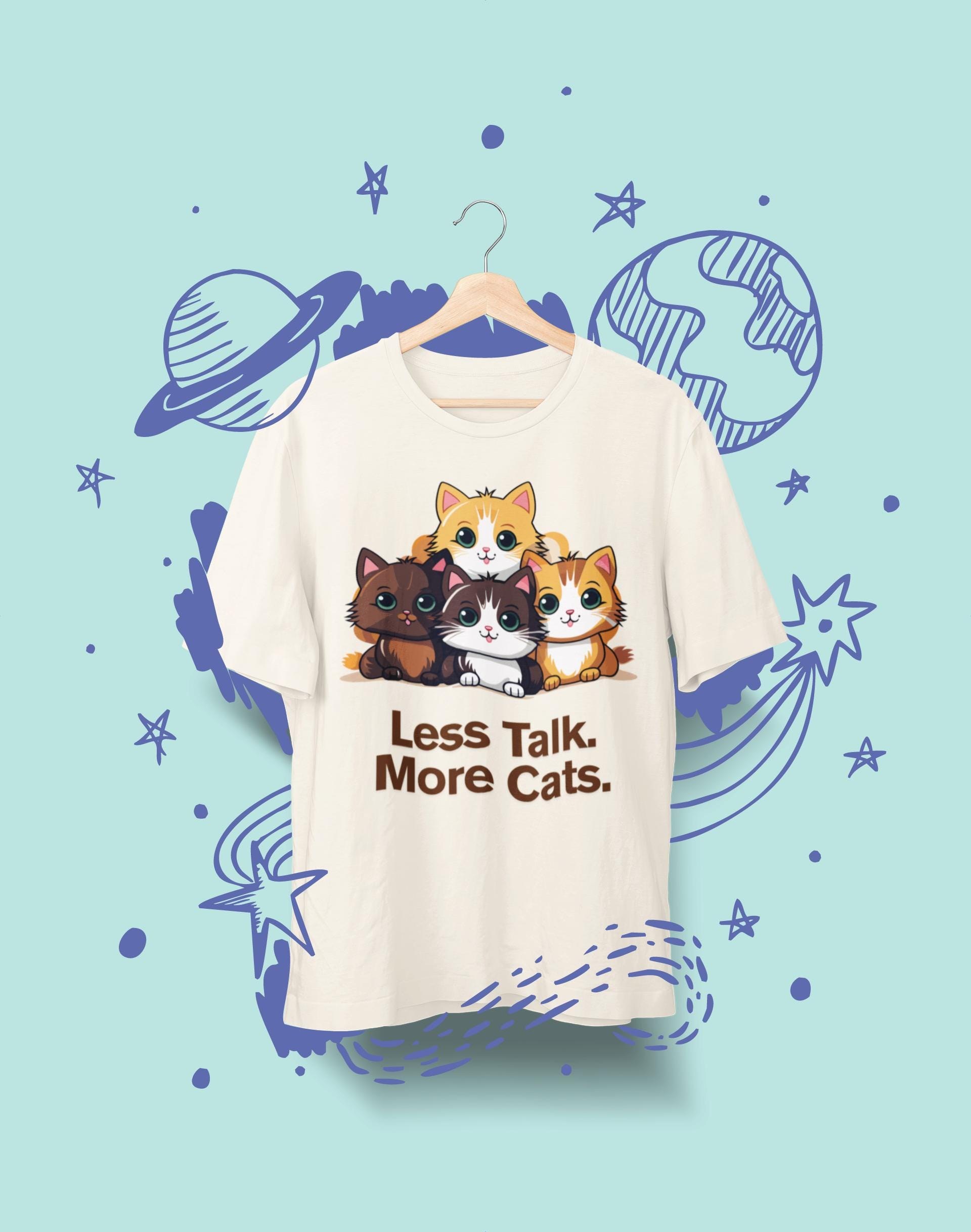 Funny Cat Lover Shirt: Introvert Gift, Comfortable Cotton Tee