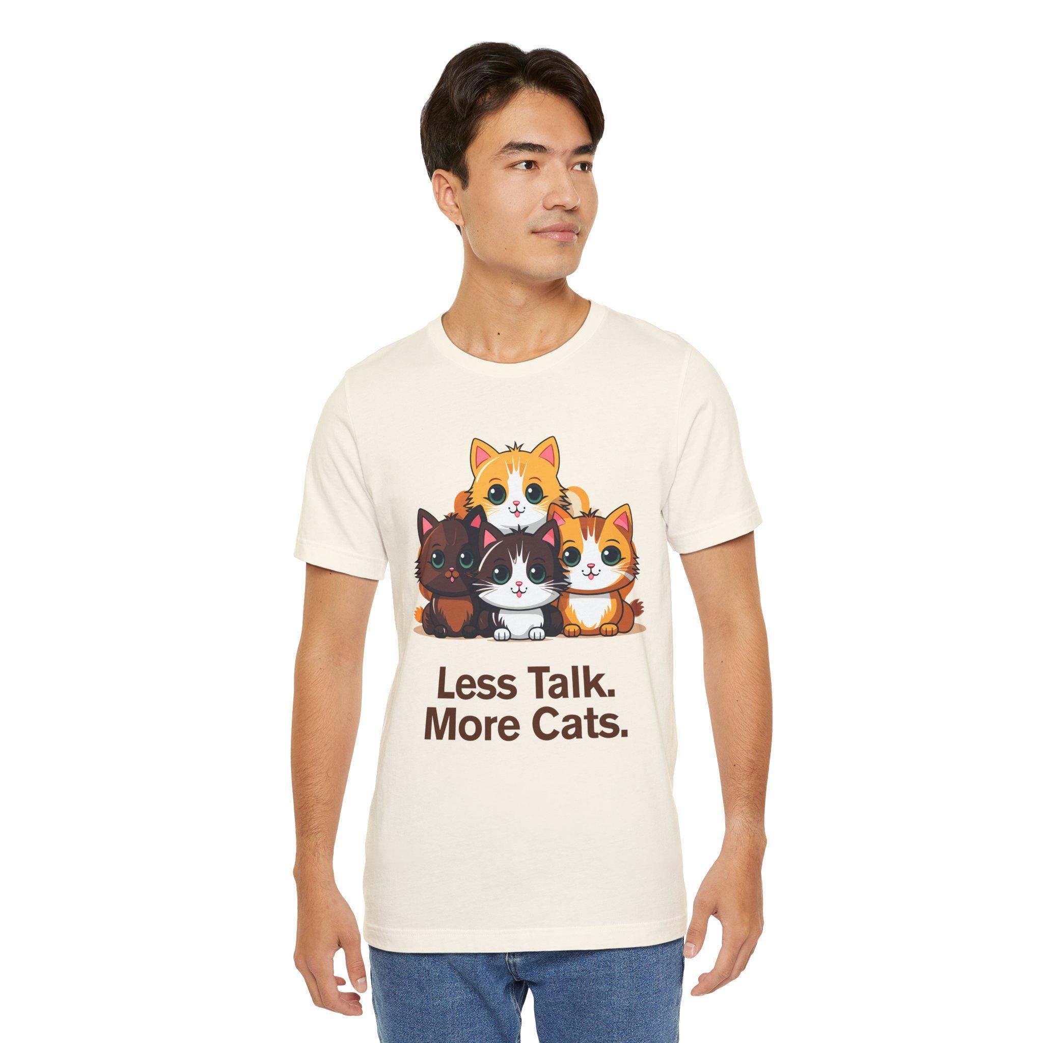 Funny Cat Lover Shirt: Introvert Gift, Comfortable Cotton Tee, image 10