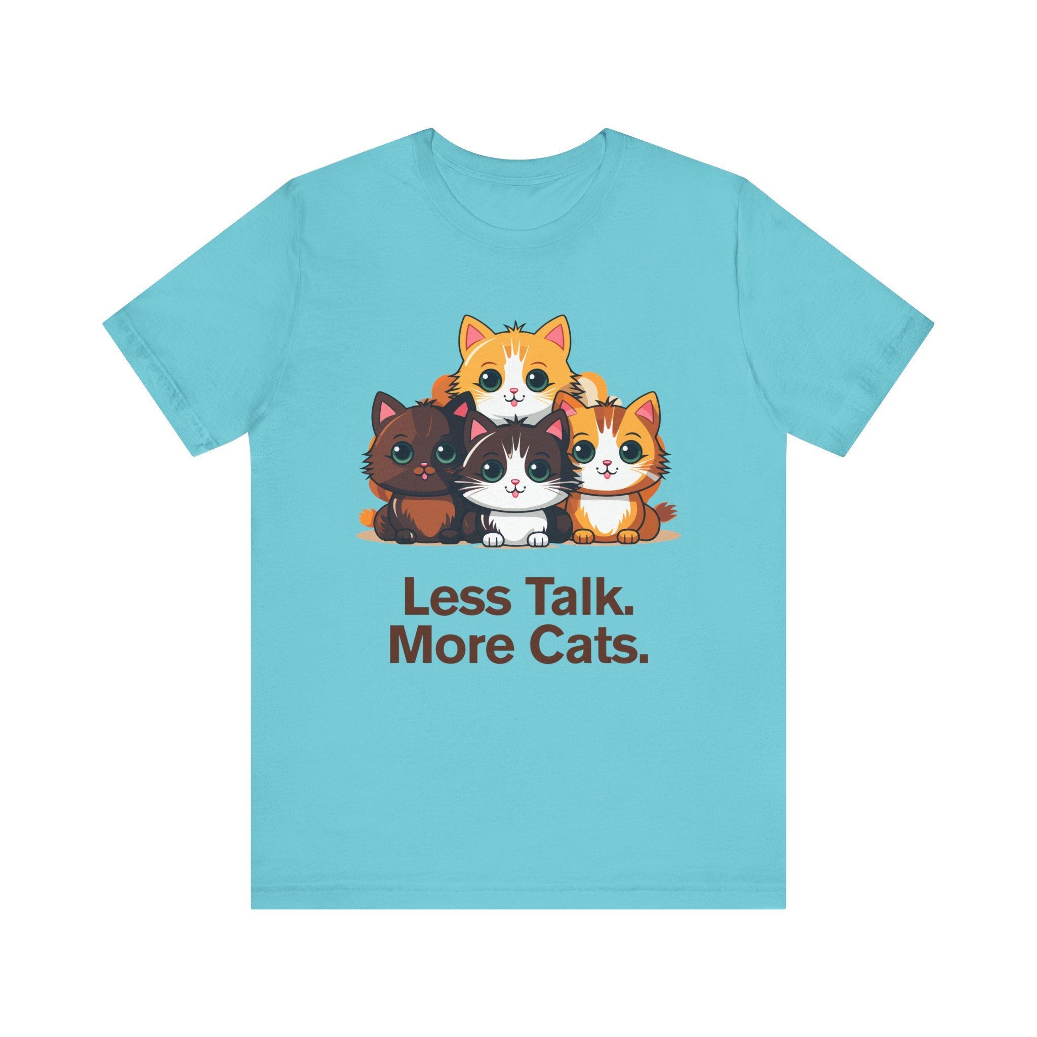 Funny Cat Lover Shirt: Introvert Gift, Comfortable Cotton Tee, image 4
