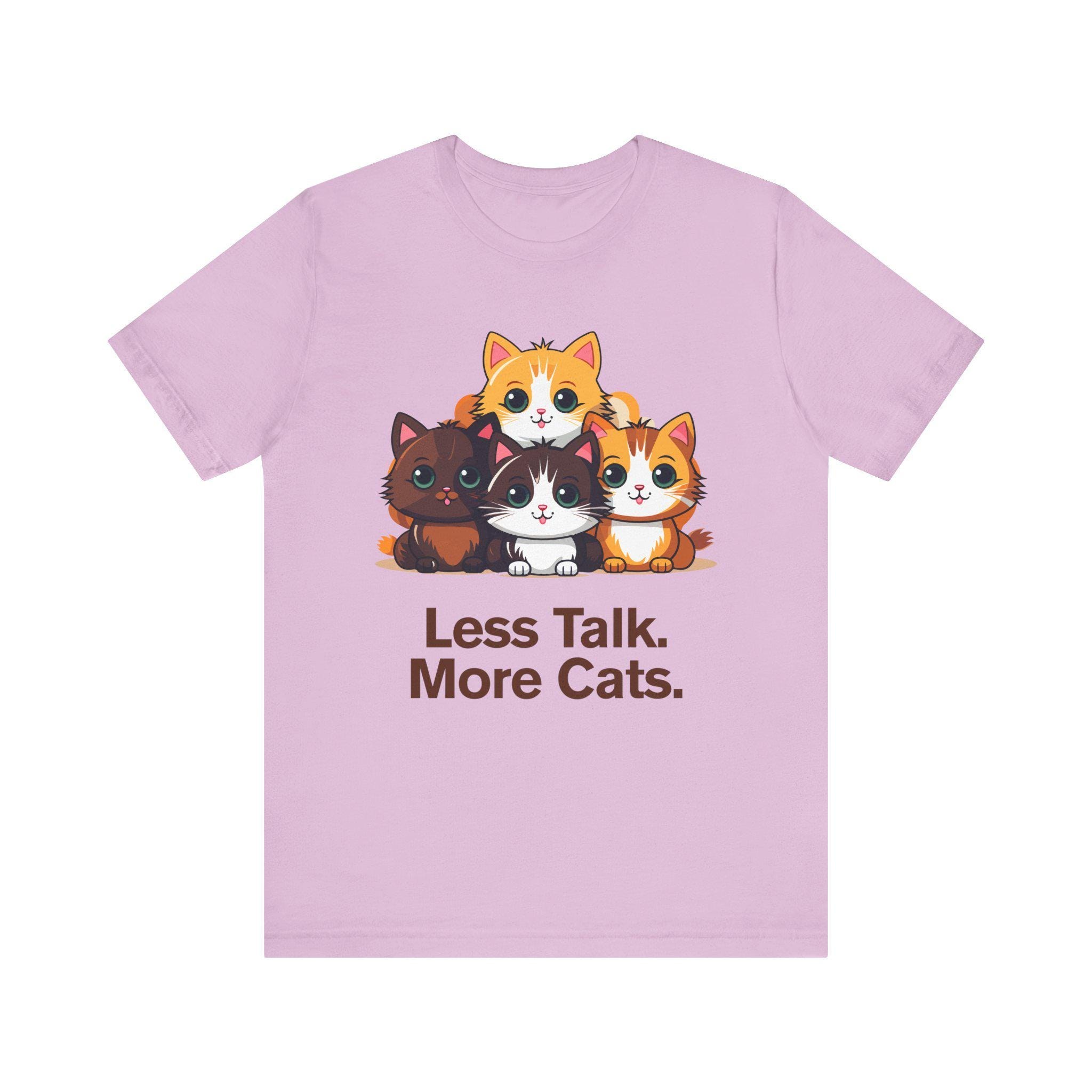 Funny Cat Lover Shirt: Introvert Gift, Comfortable Cotton Tee, image 5