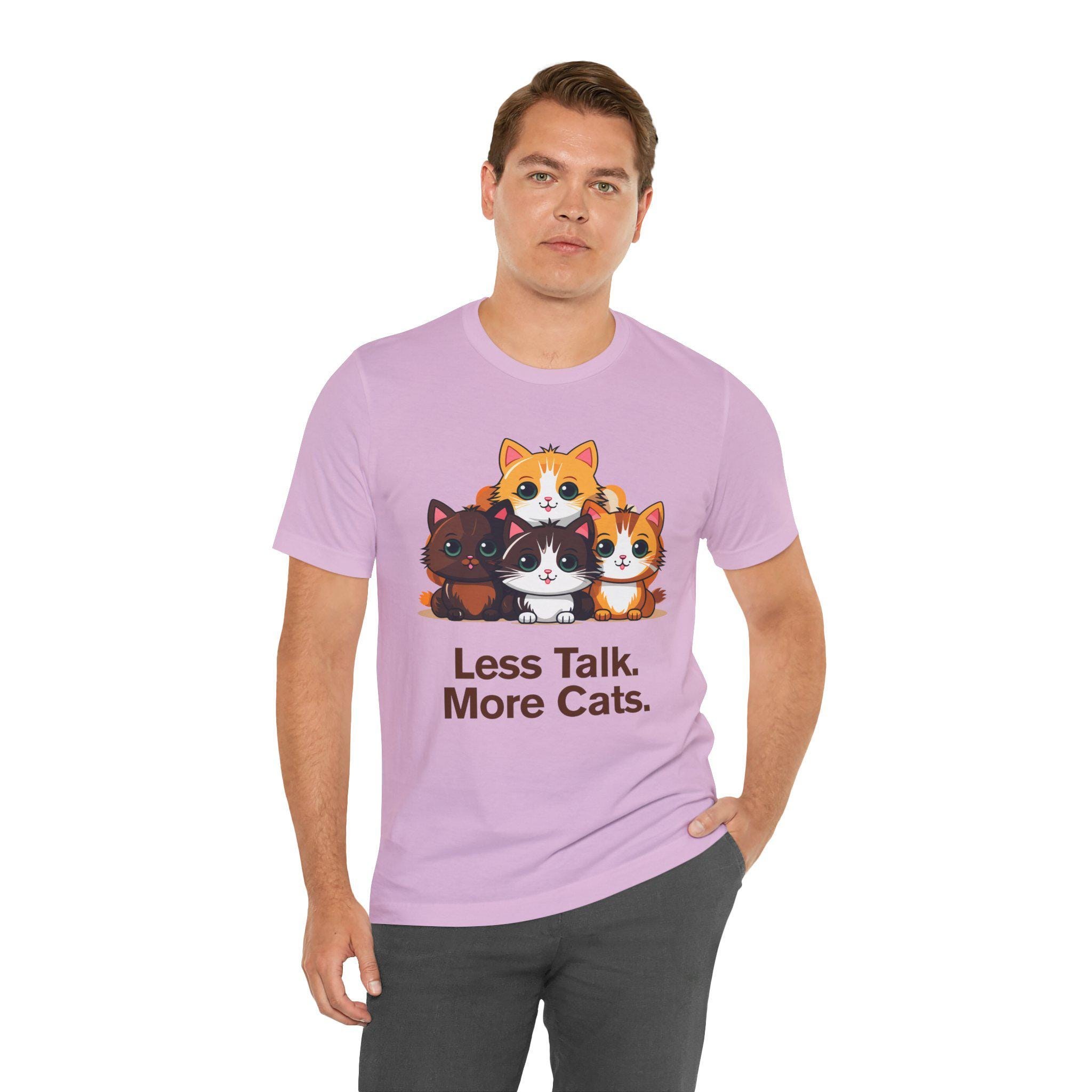 Funny Cat Lover Shirt: Introvert Gift, Comfortable Cotton Tee, image 9