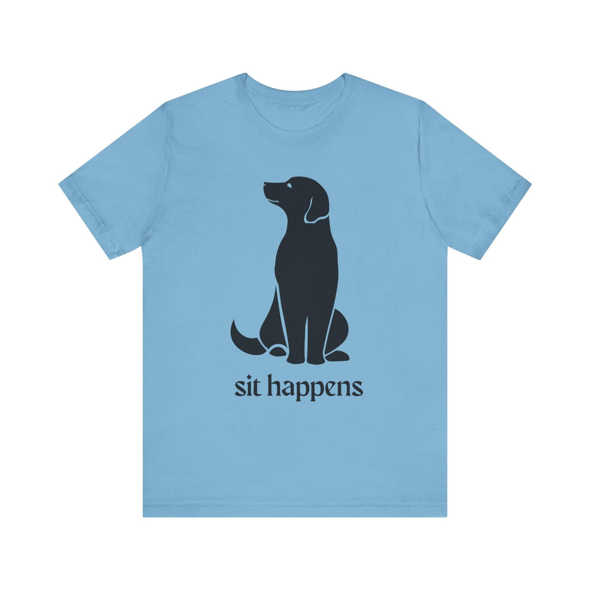 Sit Happens Dog Lover T-Shirt: Funny Unisex Tee for Dog Moms & Dads, image 4