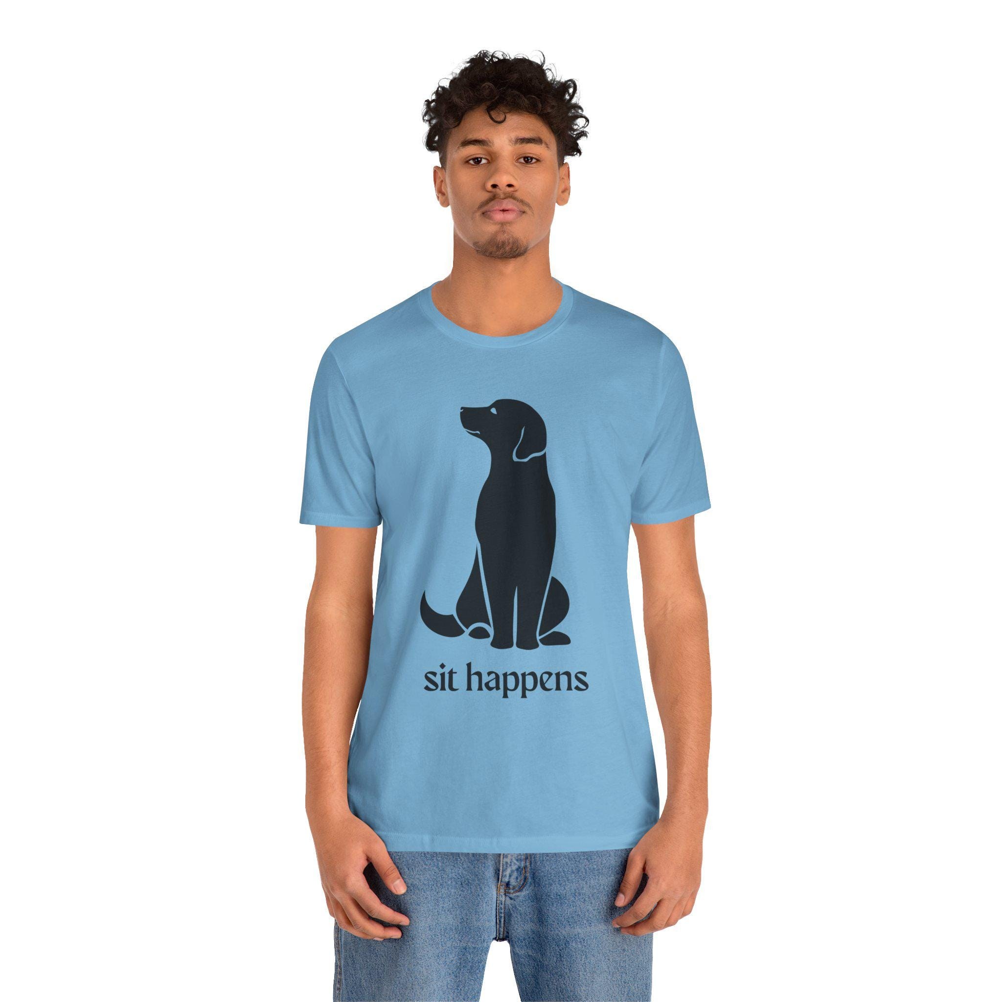 Sit Happens Dog Lover T-Shirt: Funny Unisex Tee for Dog Moms & Dads, image 7