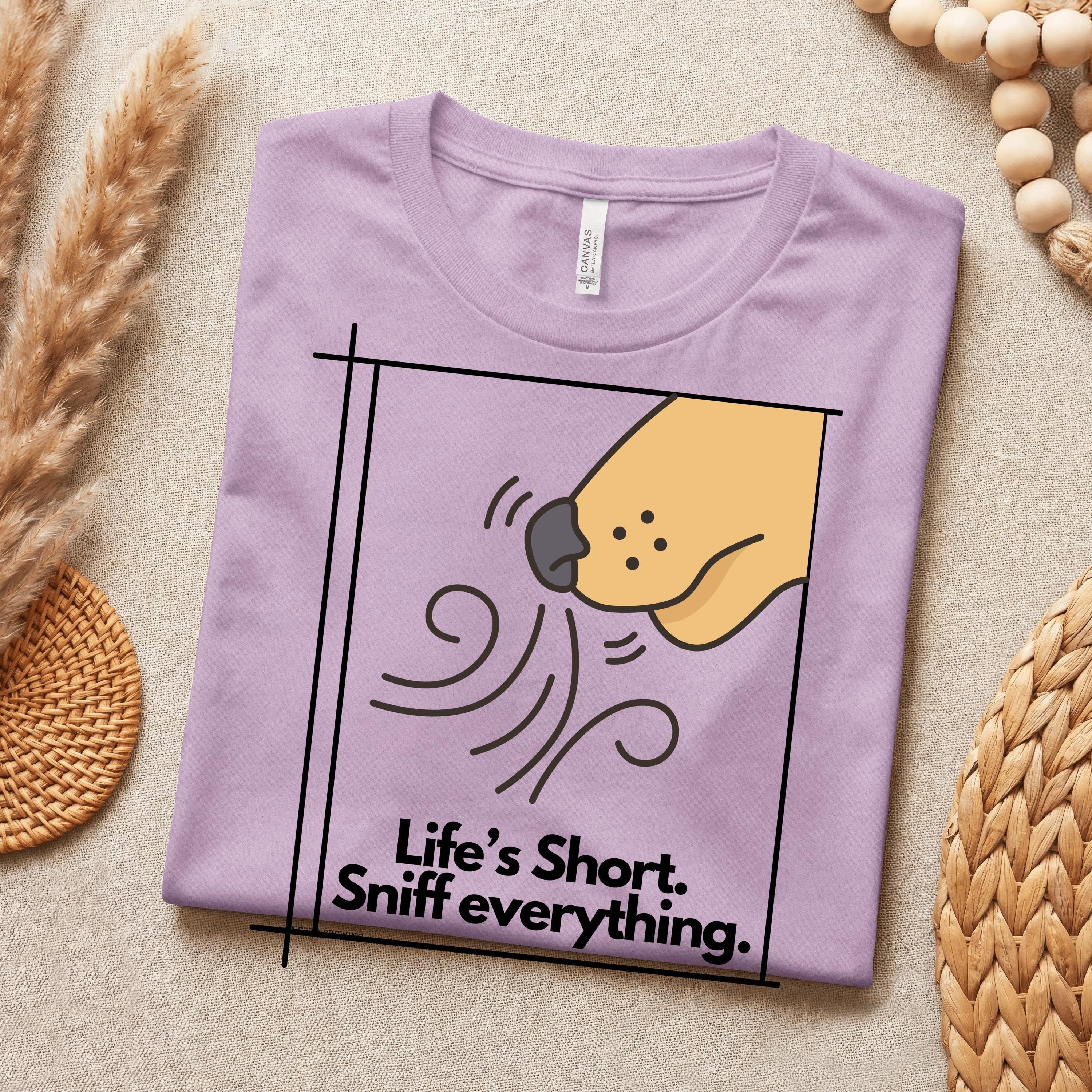 Sniff Everything Dog Mom T-Shirt: Funny Dog Lover Gift, image 2