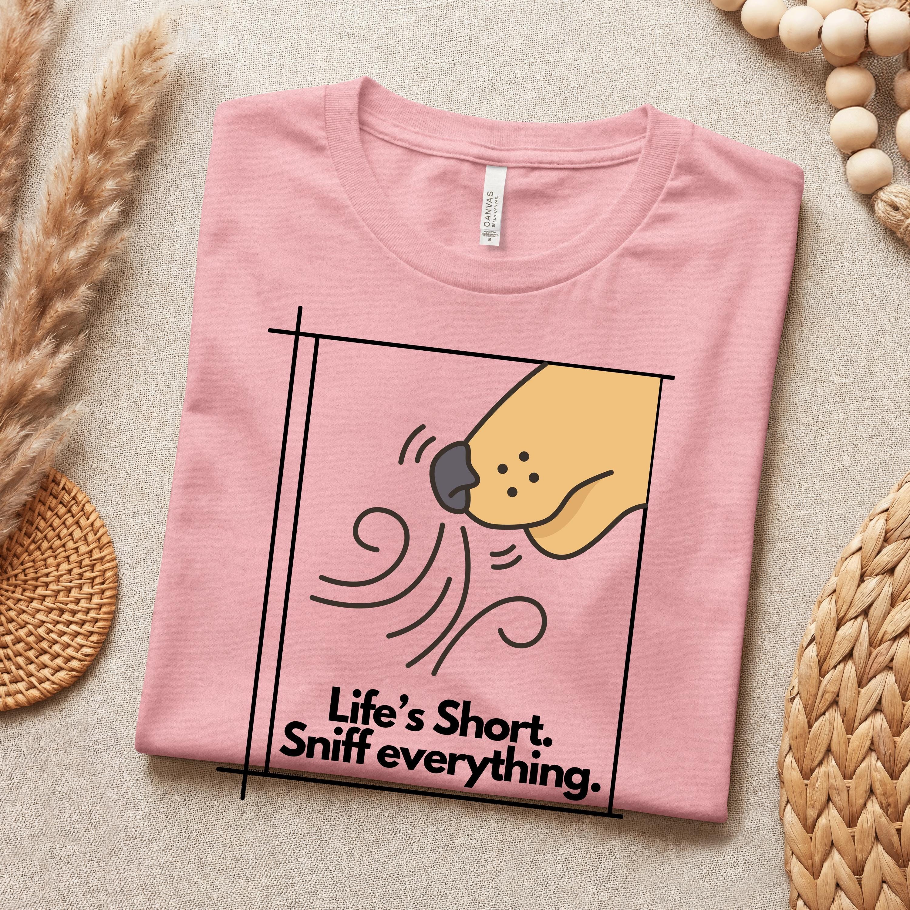 Sniff Everything Dog Mom T-Shirt: Funny Dog Lover Gift, image 4