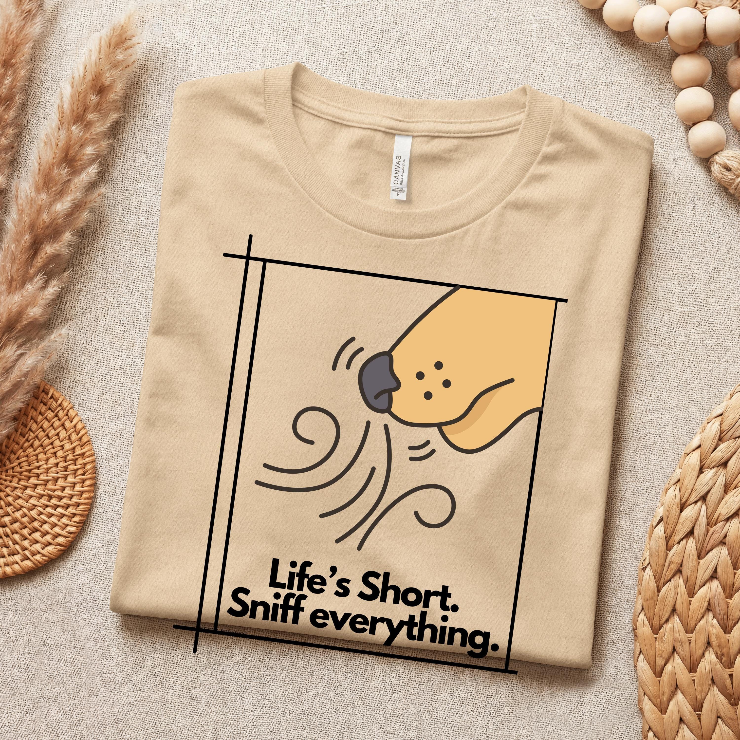 Sniff Everything Dog Mom T-Shirt: Funny Dog Lover Gift, image 5