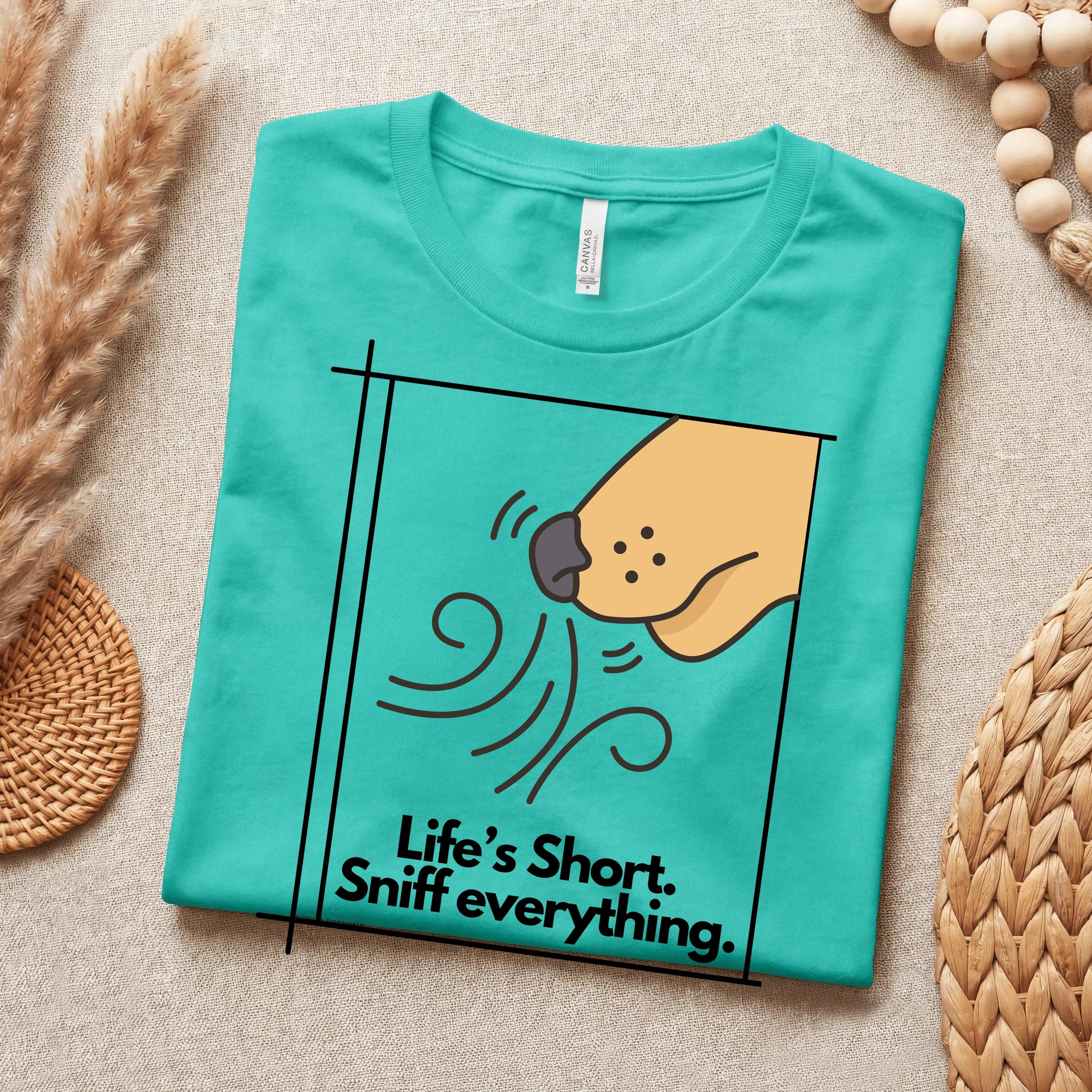 Sniff Everything Dog Mom T-Shirt: Funny Dog Lover Gift, image 6