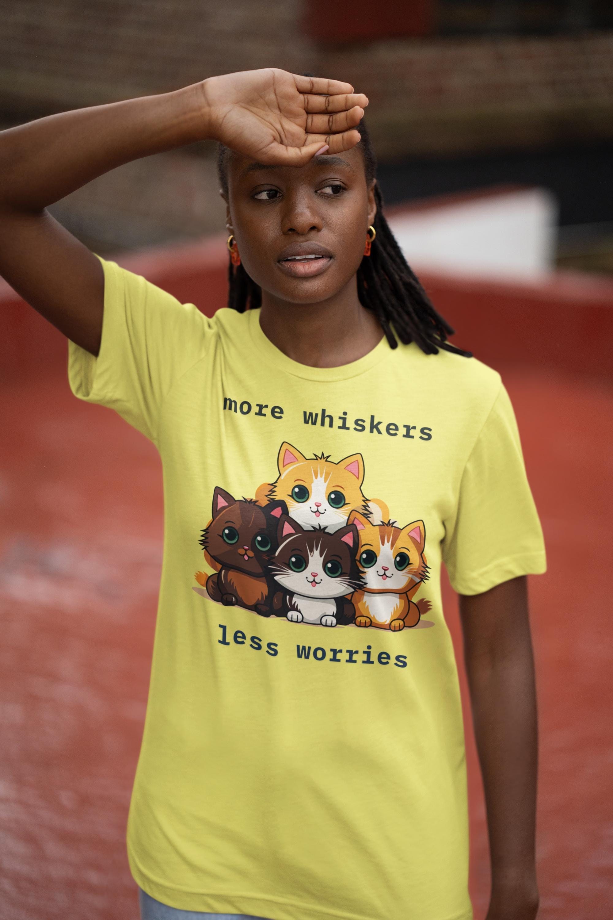 Cat Person Shirt, 100% Cotton Unisex Tee with Cat Slogan