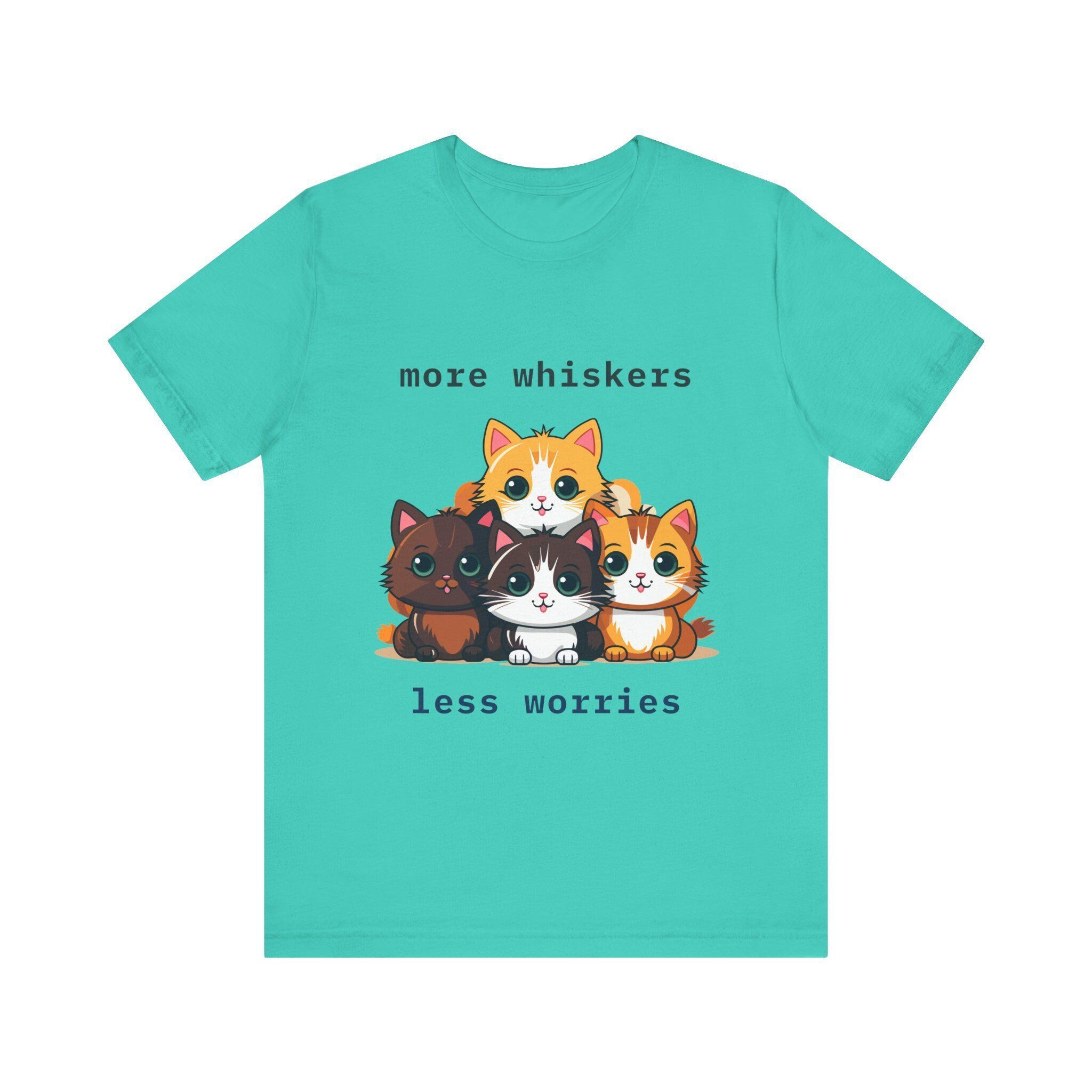Cat Person Shirt, 100% Cotton Unisex Tee with Cat Slogan, image 5