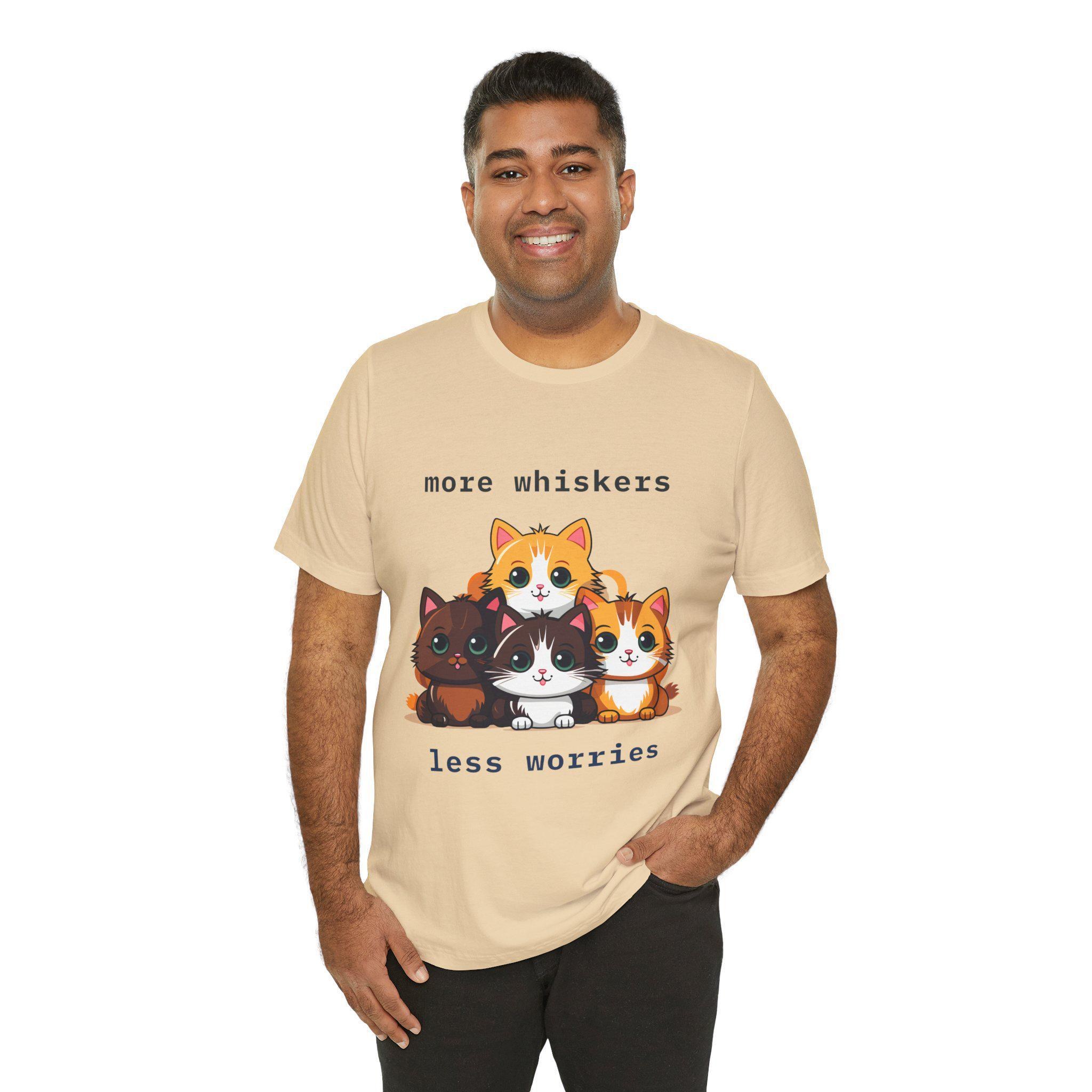 Cat Person Shirt, 100% Cotton Unisex Tee with Cat Slogan, image 8