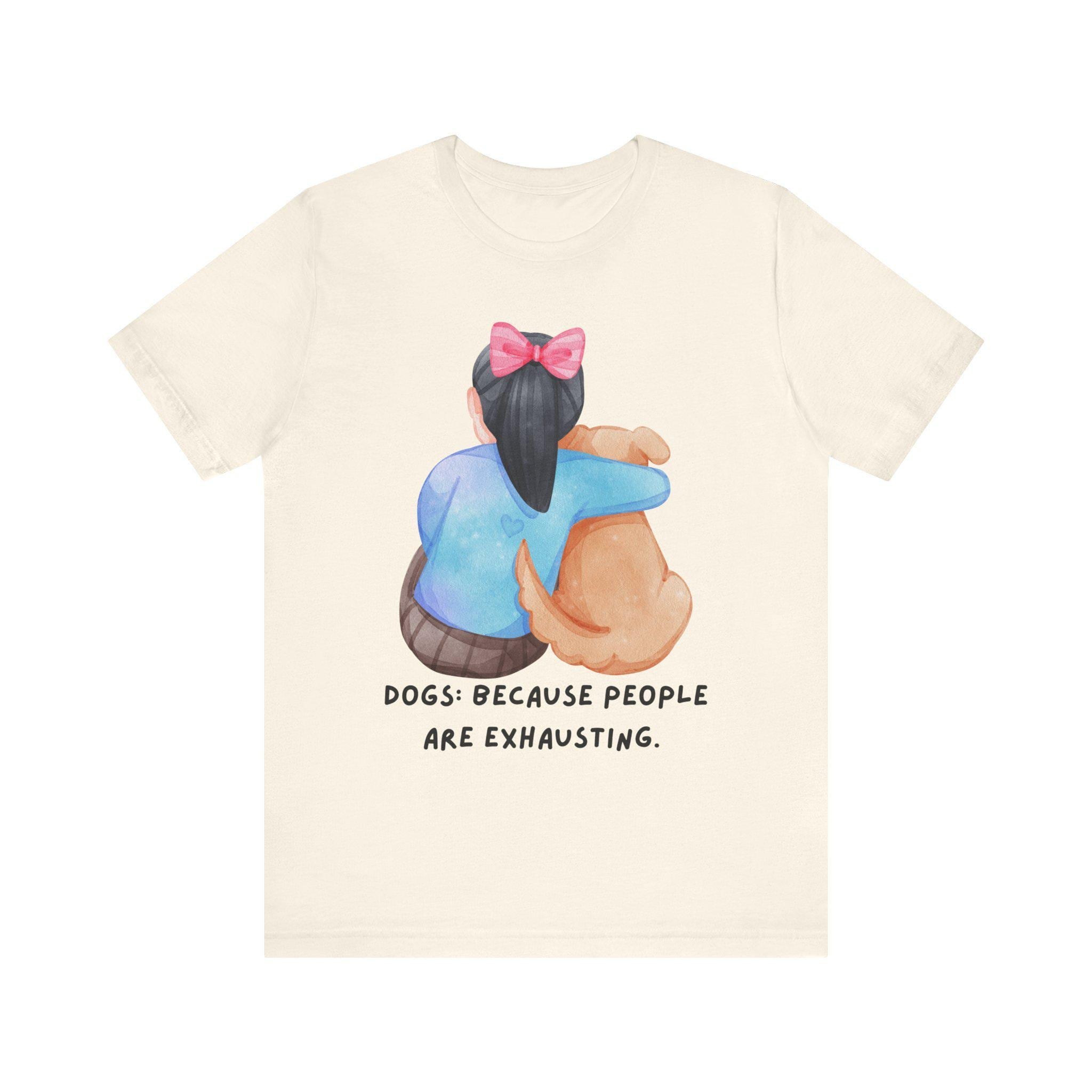 Comfortable Top, 100% Cotton Dog Graphic Design, Unisex Fit