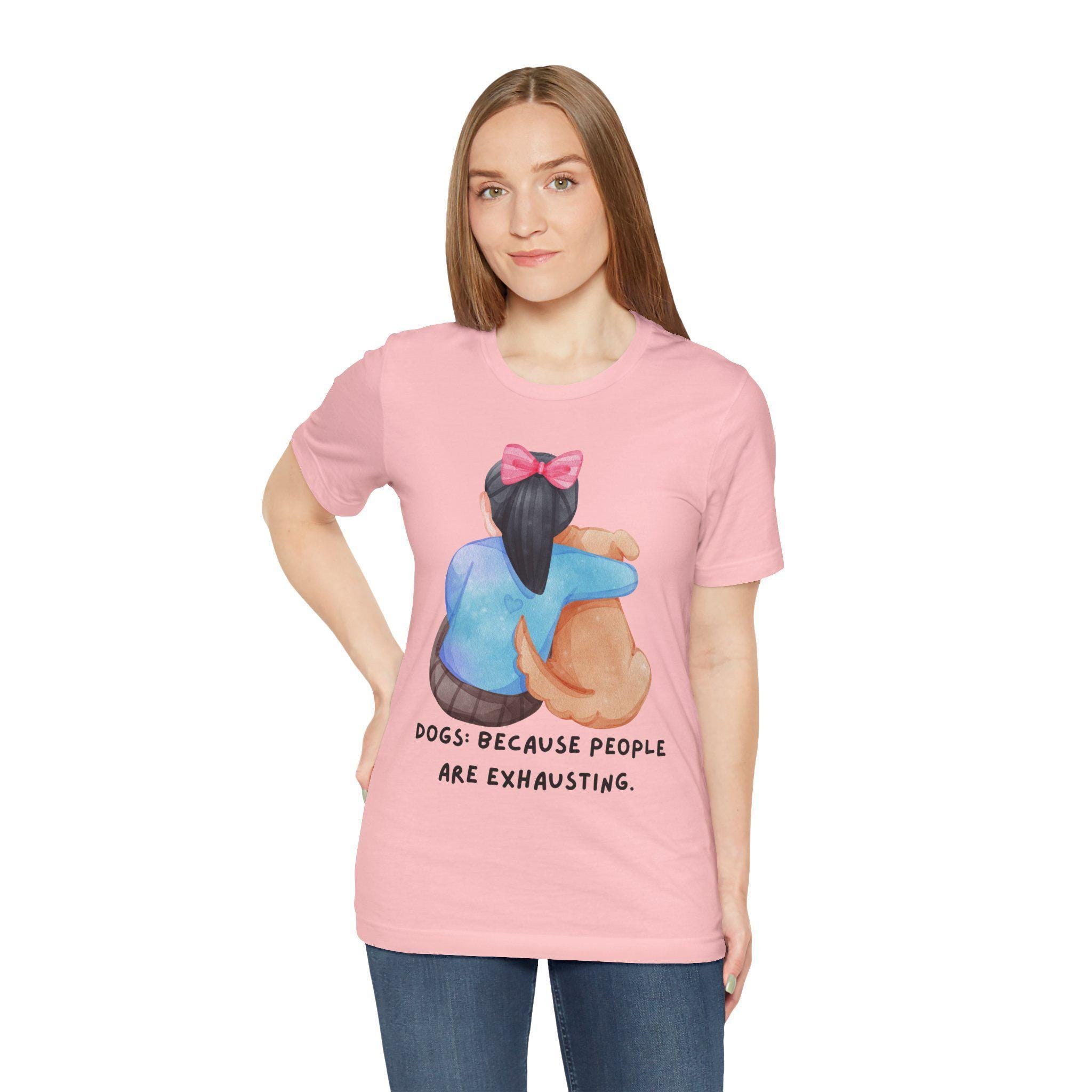 Comfortable Top, 100% Cotton Dog Graphic Design, Unisex Fit, image 5