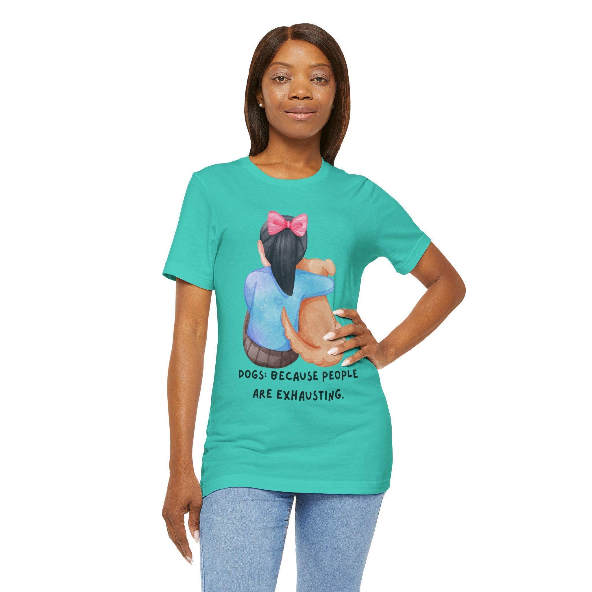 Comfortable Top, 100% Cotton Dog Graphic Design, Unisex Fit, image 6