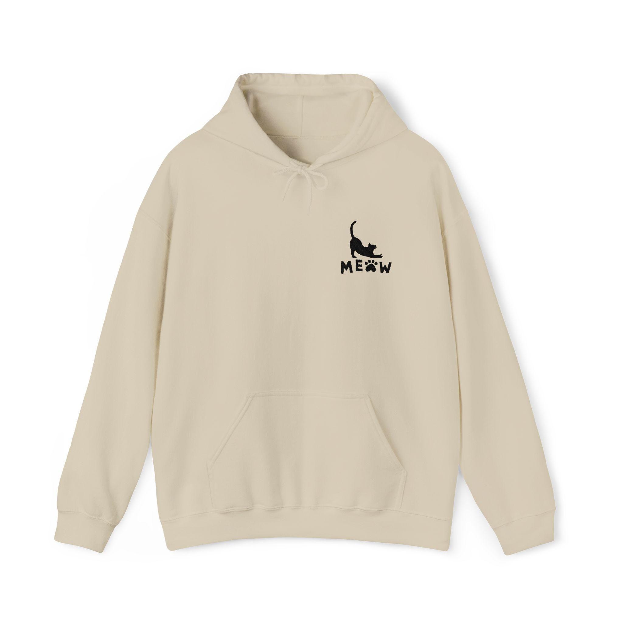 Cat Hoodie, 50% Cotton 50 Polyester Blend with Kangaroo Pocket, image 3