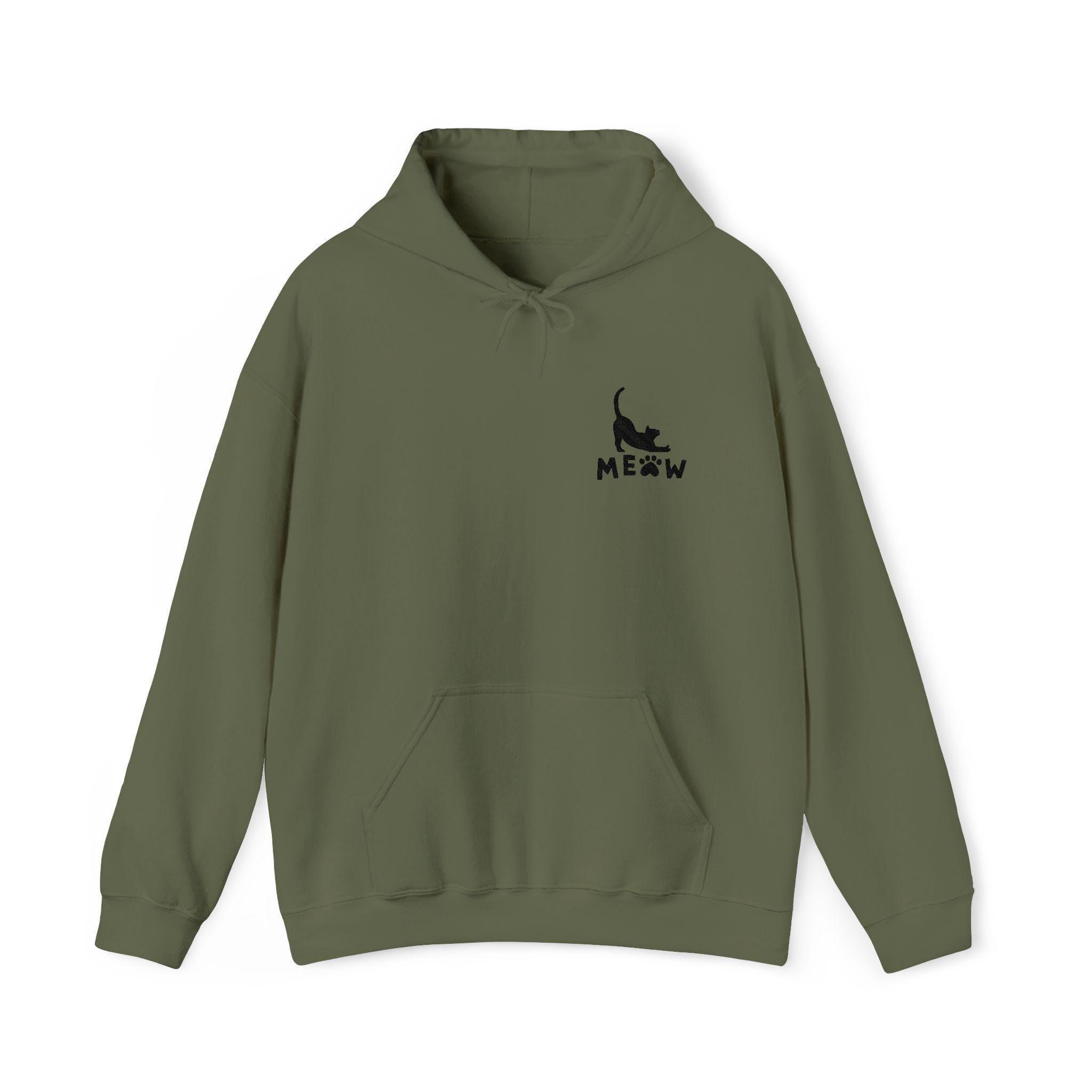 Cat Hoodie, 50% Cotton 50 Polyester Blend with Kangaroo Pocket, image 4