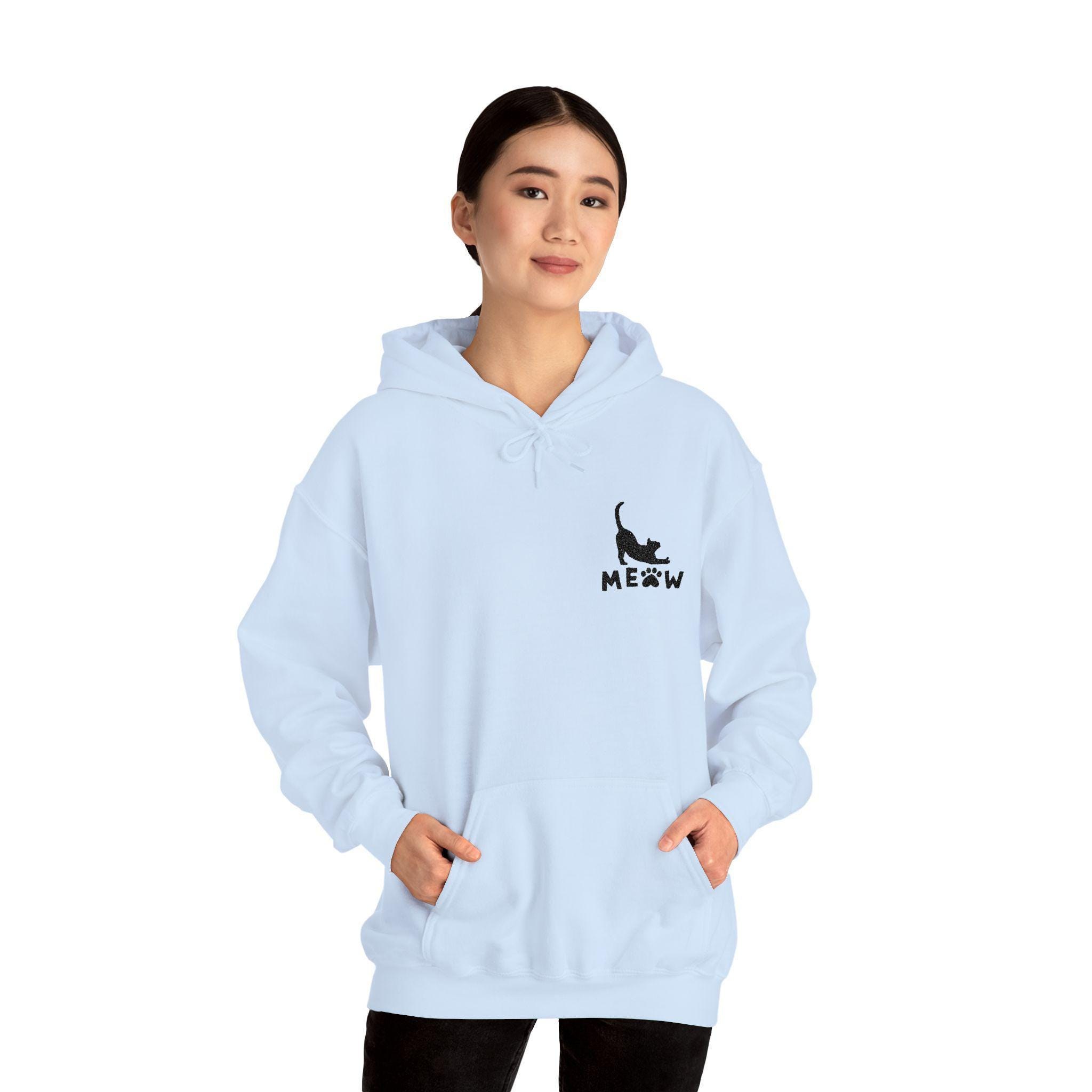 Cat Hoodie, 50% Cotton 50 Polyester Blend with Kangaroo Pocket, image 8