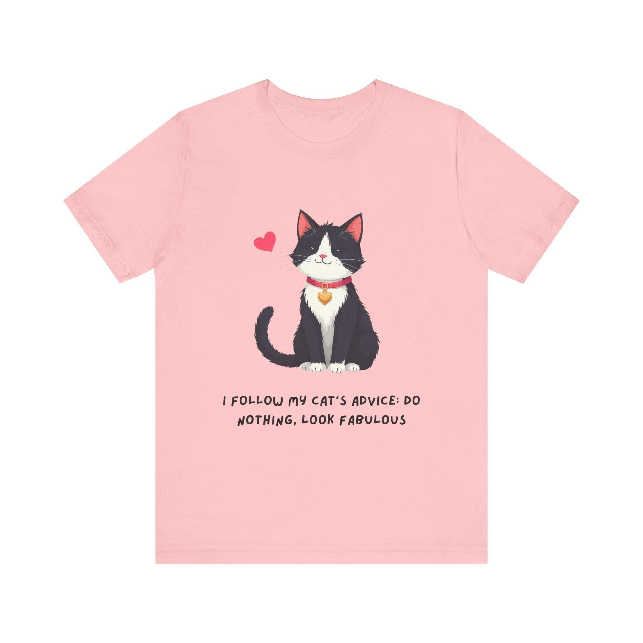 I Follow My Cat's Advice T-Shirt: Fun Cat Mom Tee, image 8