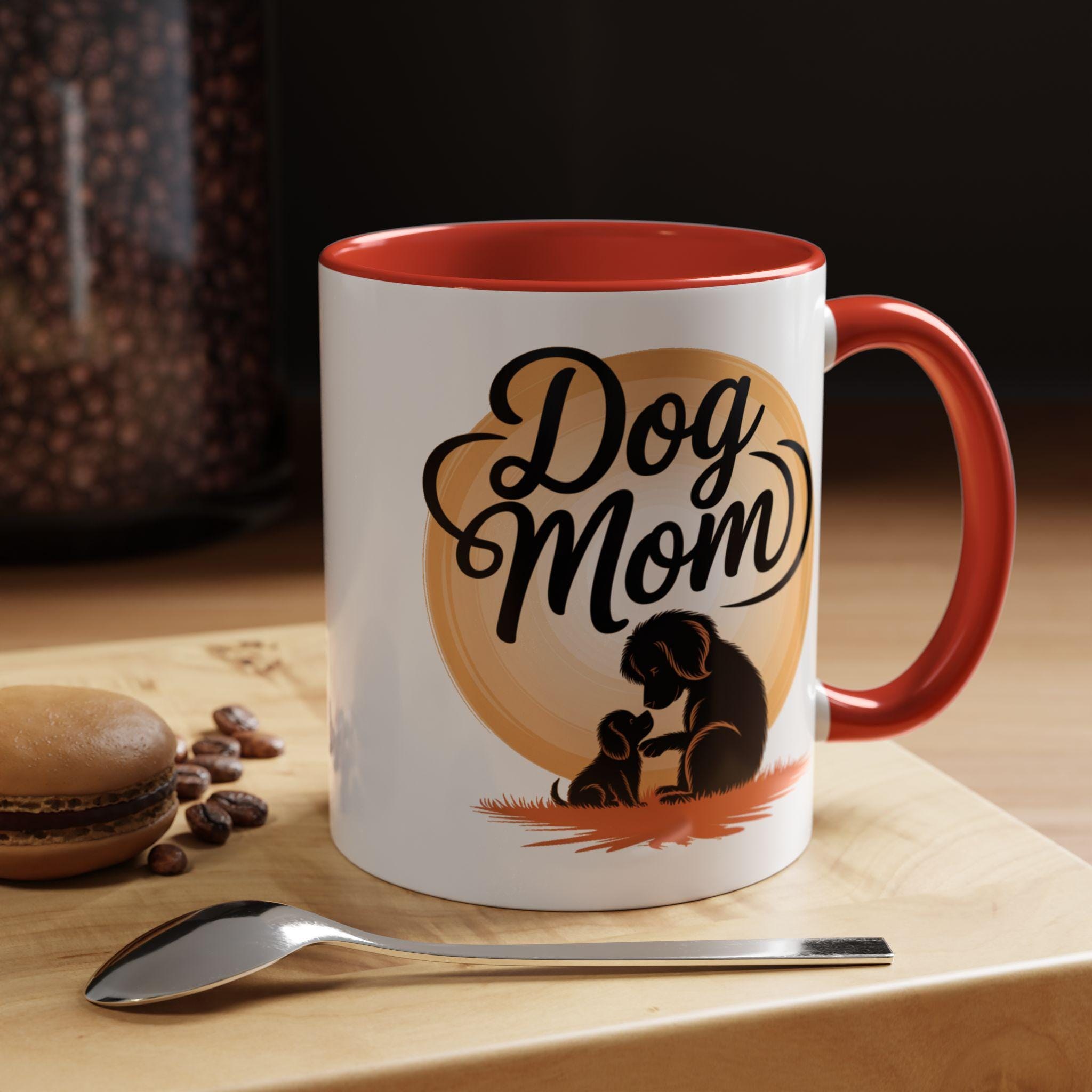 Dog Mom Accent Mug - A Gift for Pet Lovers, image 2
