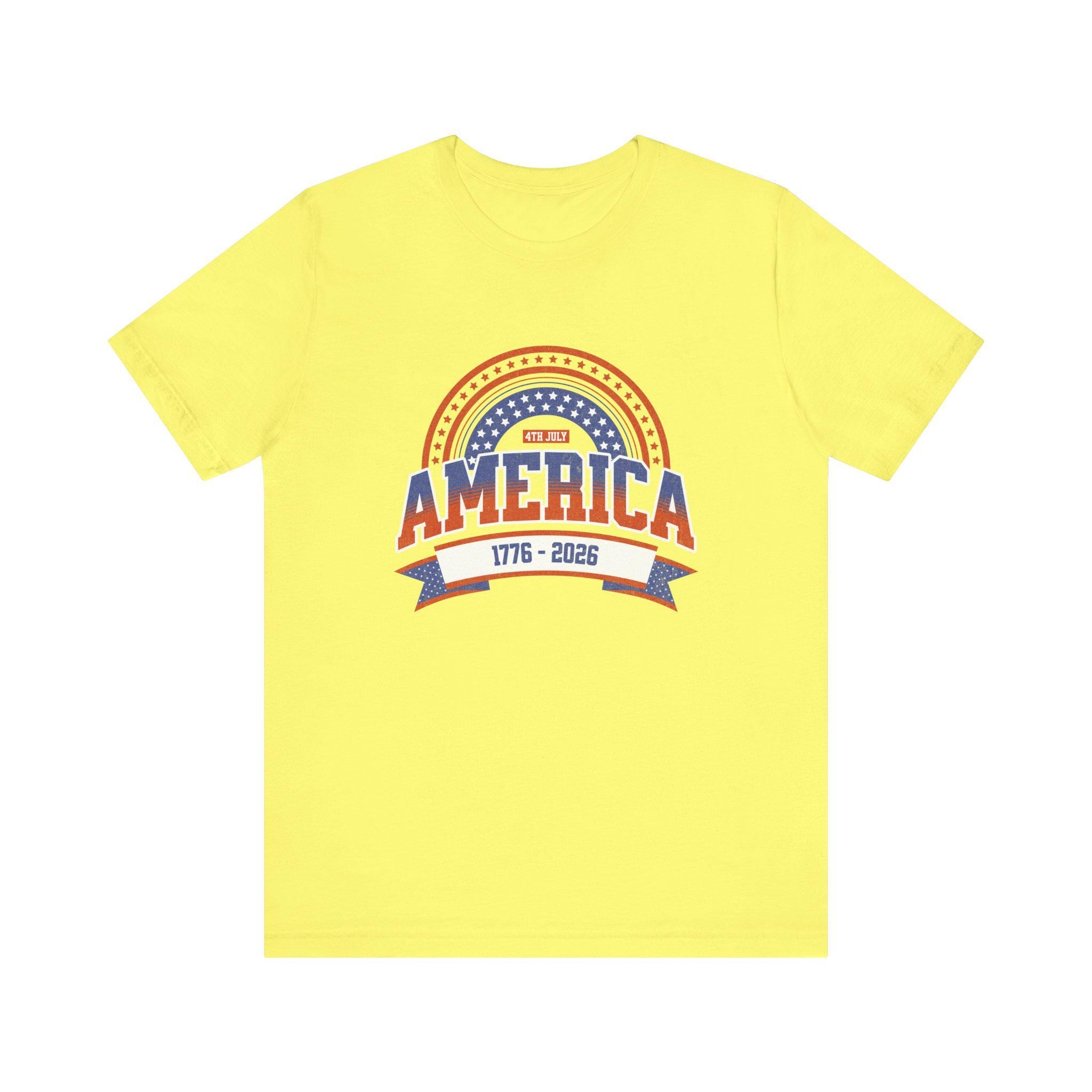 America 1776-2026 Patriotic Flag Tee | Stars Red White Blue, image 7