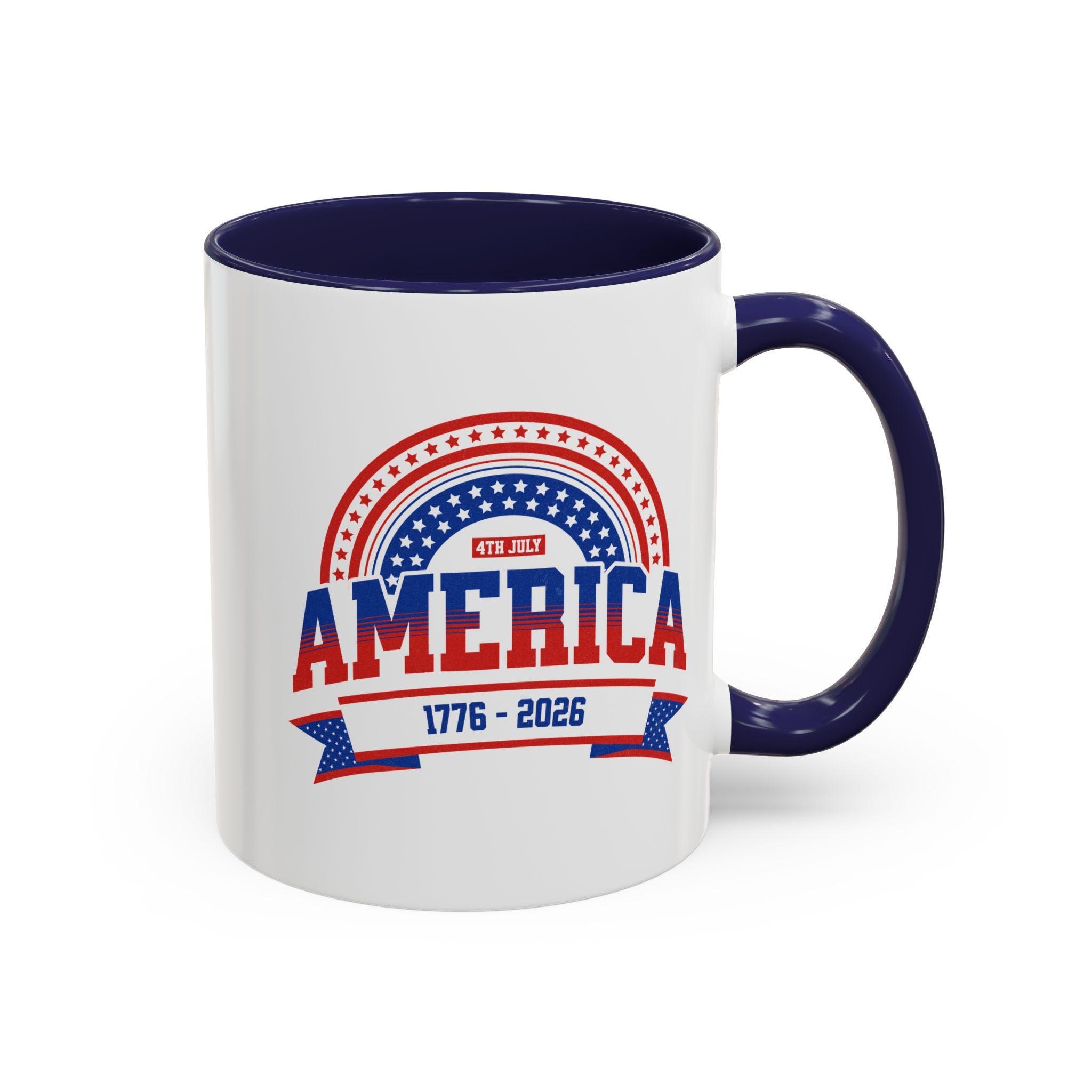 America 1776-2026 Patriotic Accent Coffee Mug 11 oz., image 2