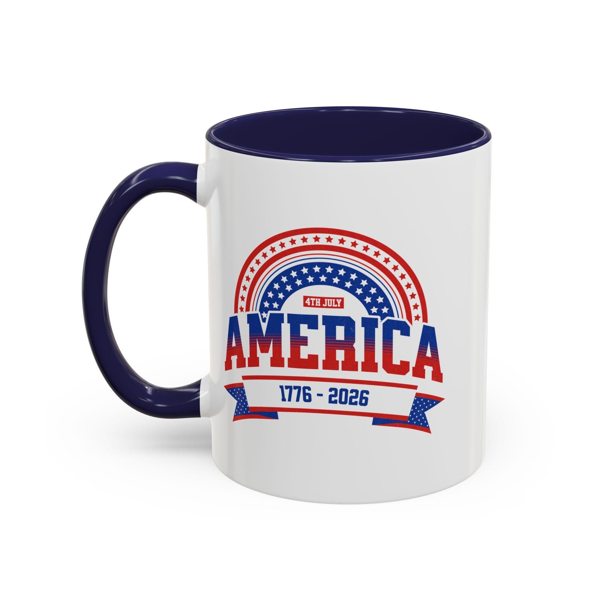 America 1776-2026 Patriotic Accent Coffee Mug 11 oz., image 3
