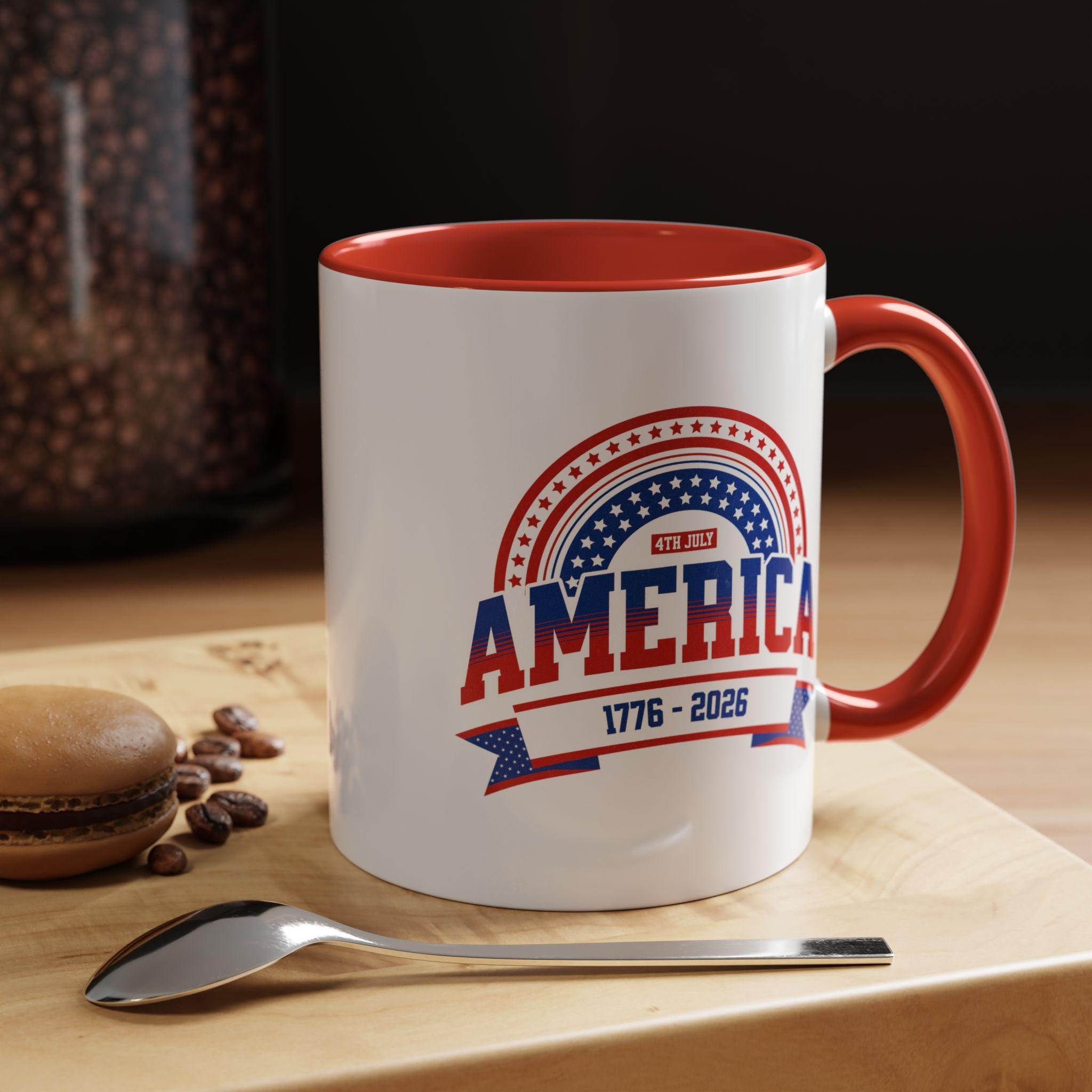 America 1776-2026 Patriotic Accent Coffee Mug 11 oz., image 6