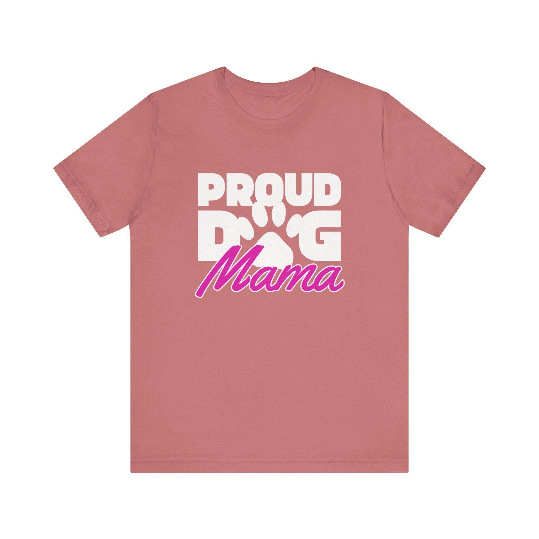 Proud Dod Mama Shirt, Airlume Combed Ring-Spun Paw-Print Graphic