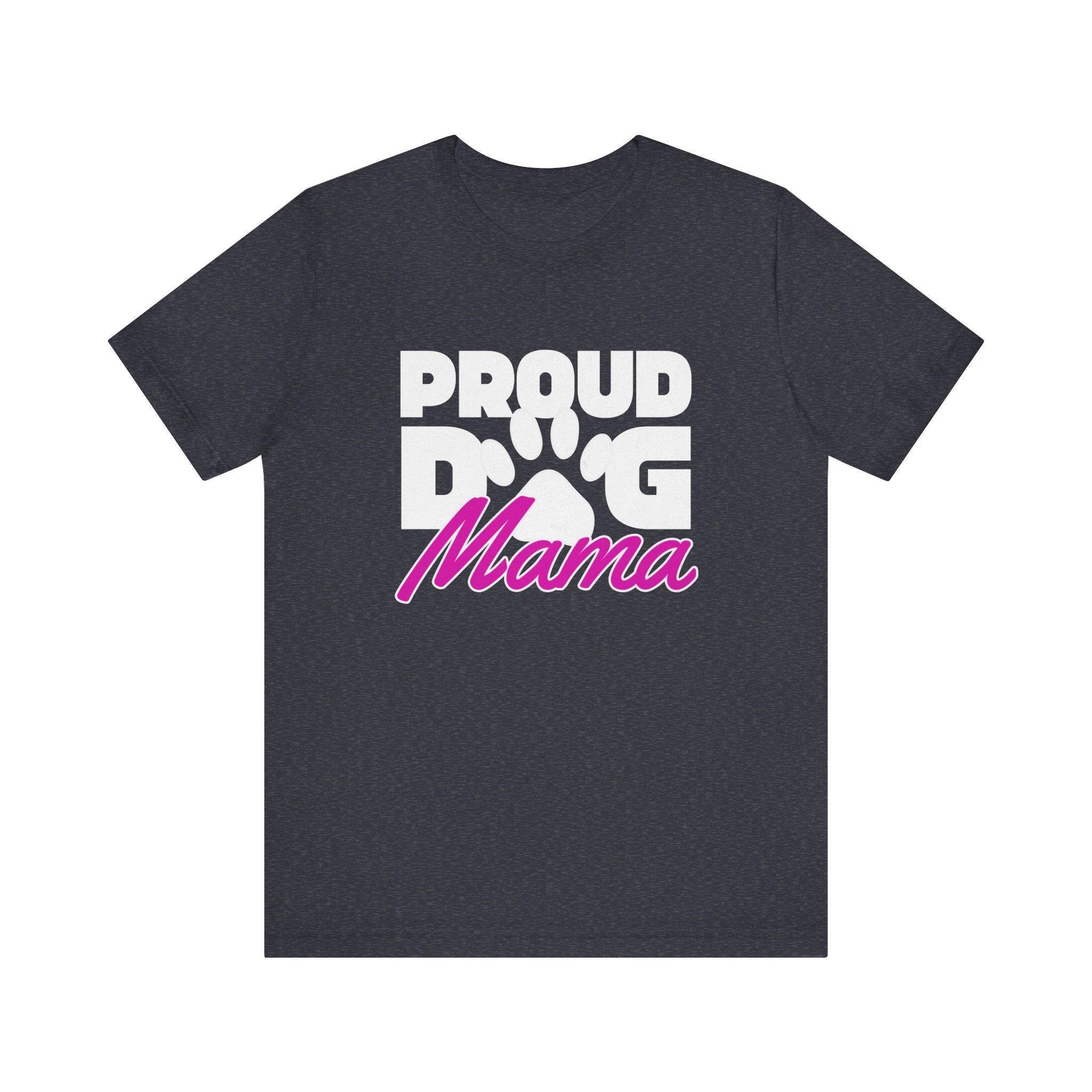 Proud Dod Mama Shirt, Airlume Combed Ring-Spun Paw-Print Graphic, image 3