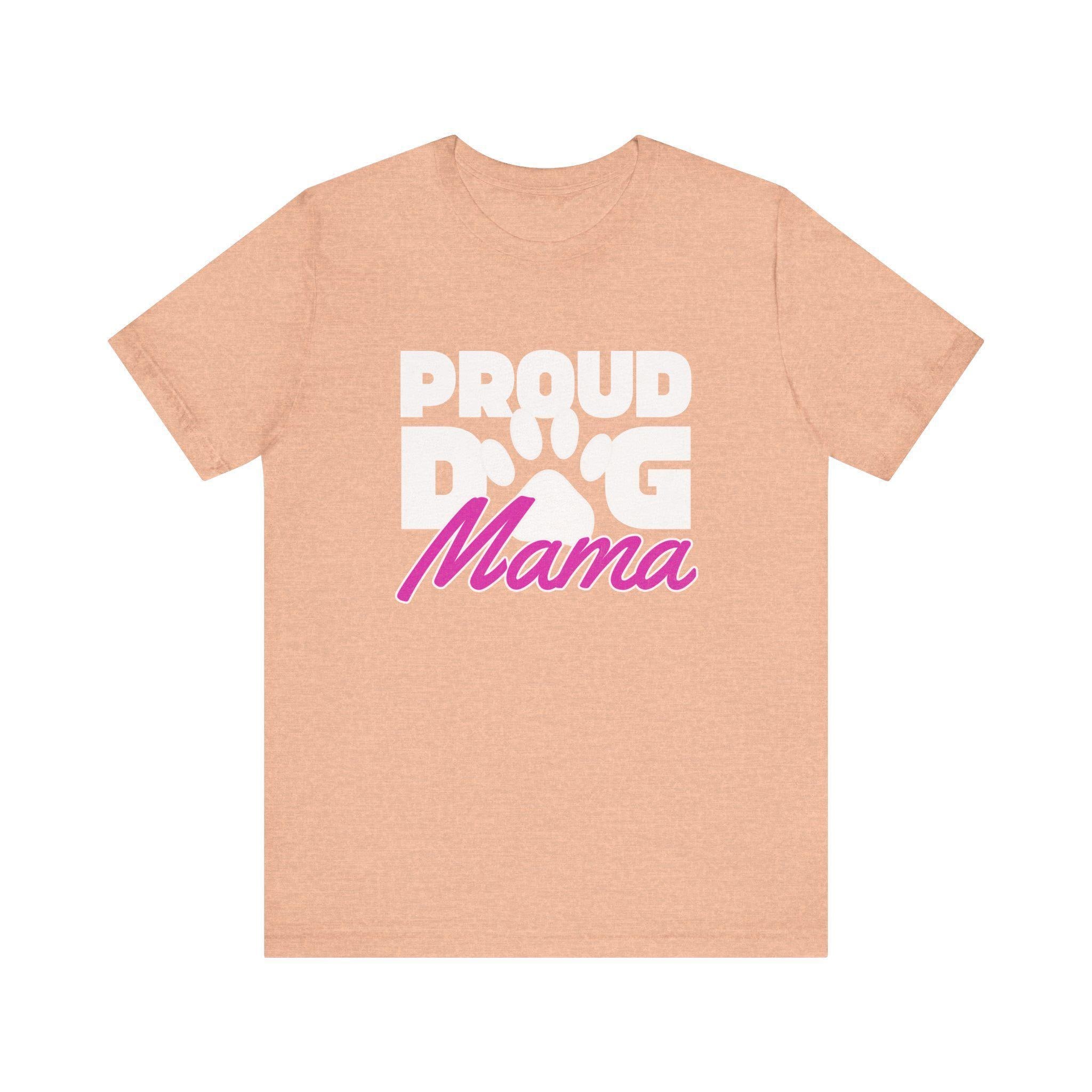 Proud Dod Mama Shirt, Airlume Combed Ring-Spun Paw-Print Graphic, image 4