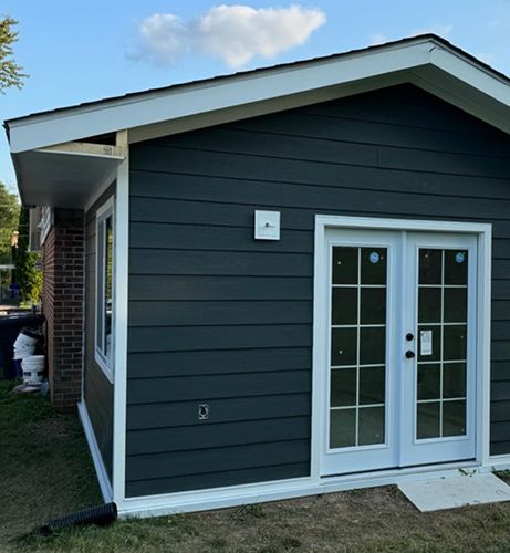 Completed residential construction project by HED Construction