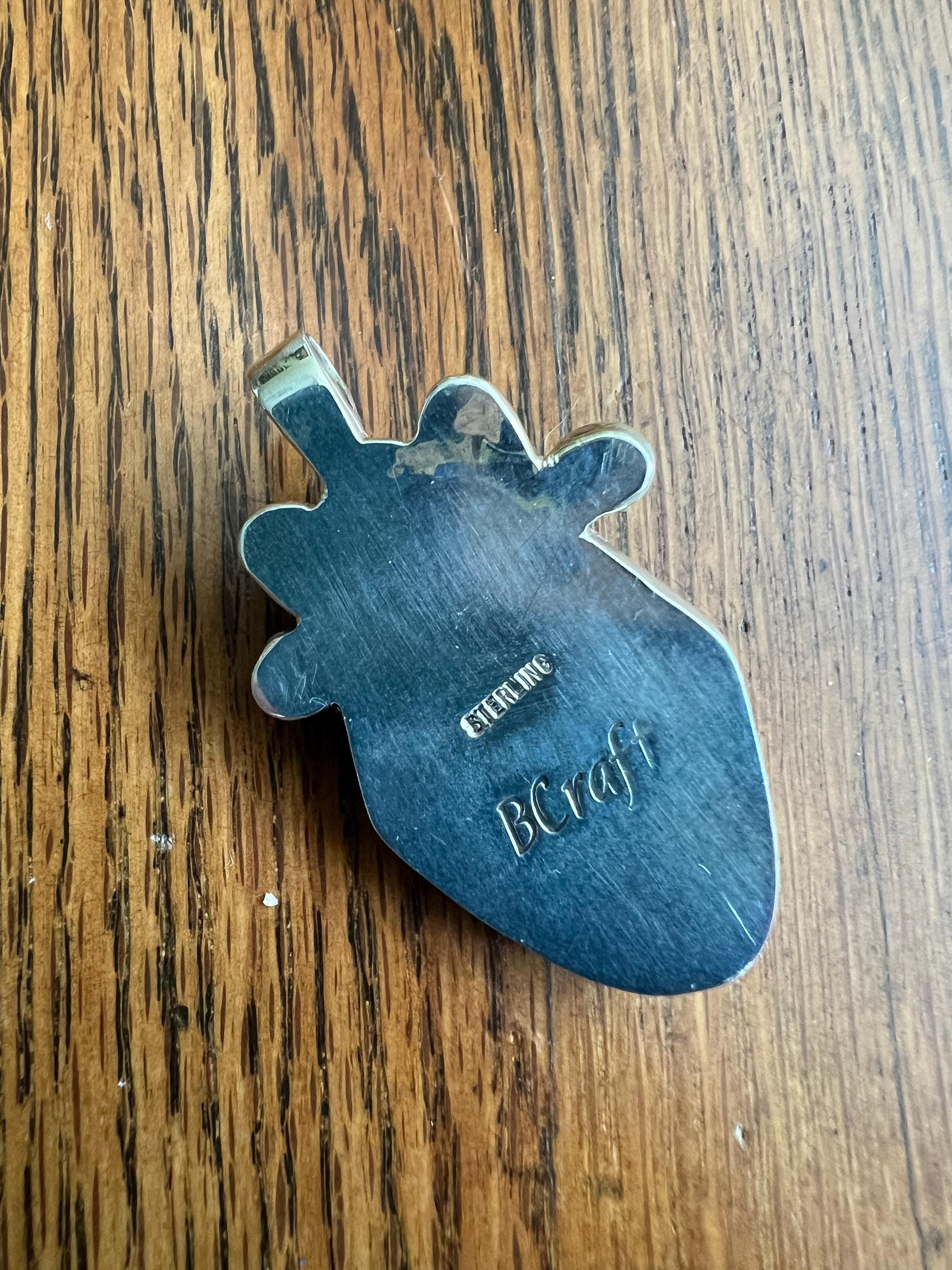 Blue Aventurine Silver Pendant, view 2