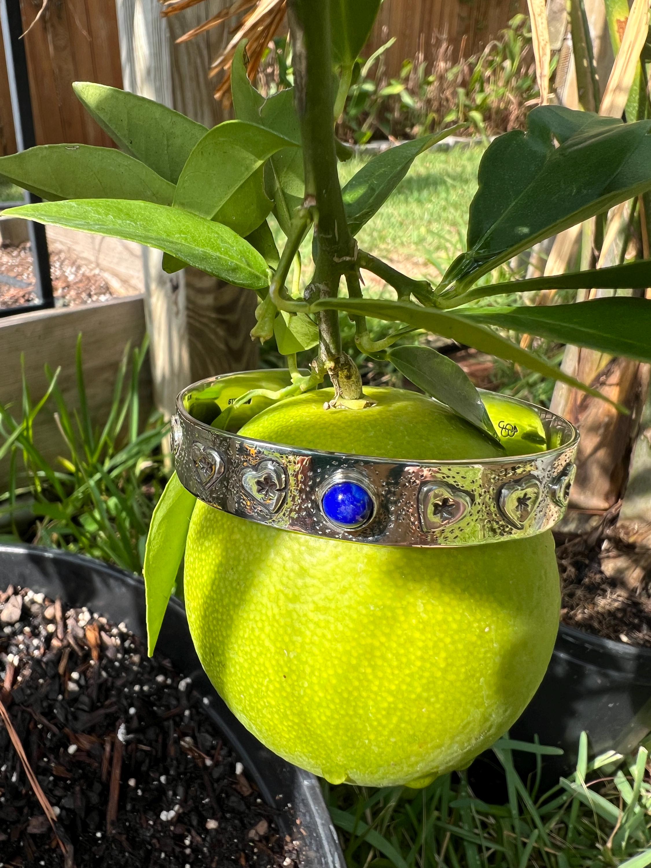Three Stone Bracelet Cuff, view 7