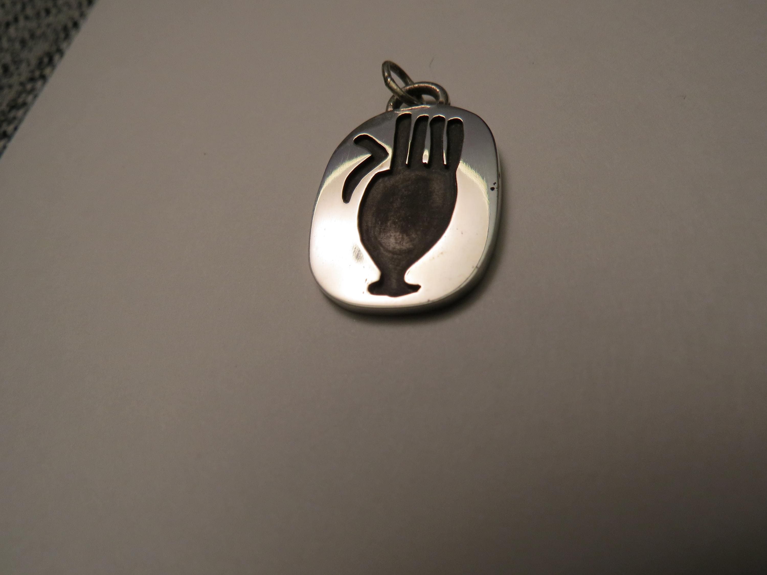 Egyptian Hand Motif Pendant, view 2