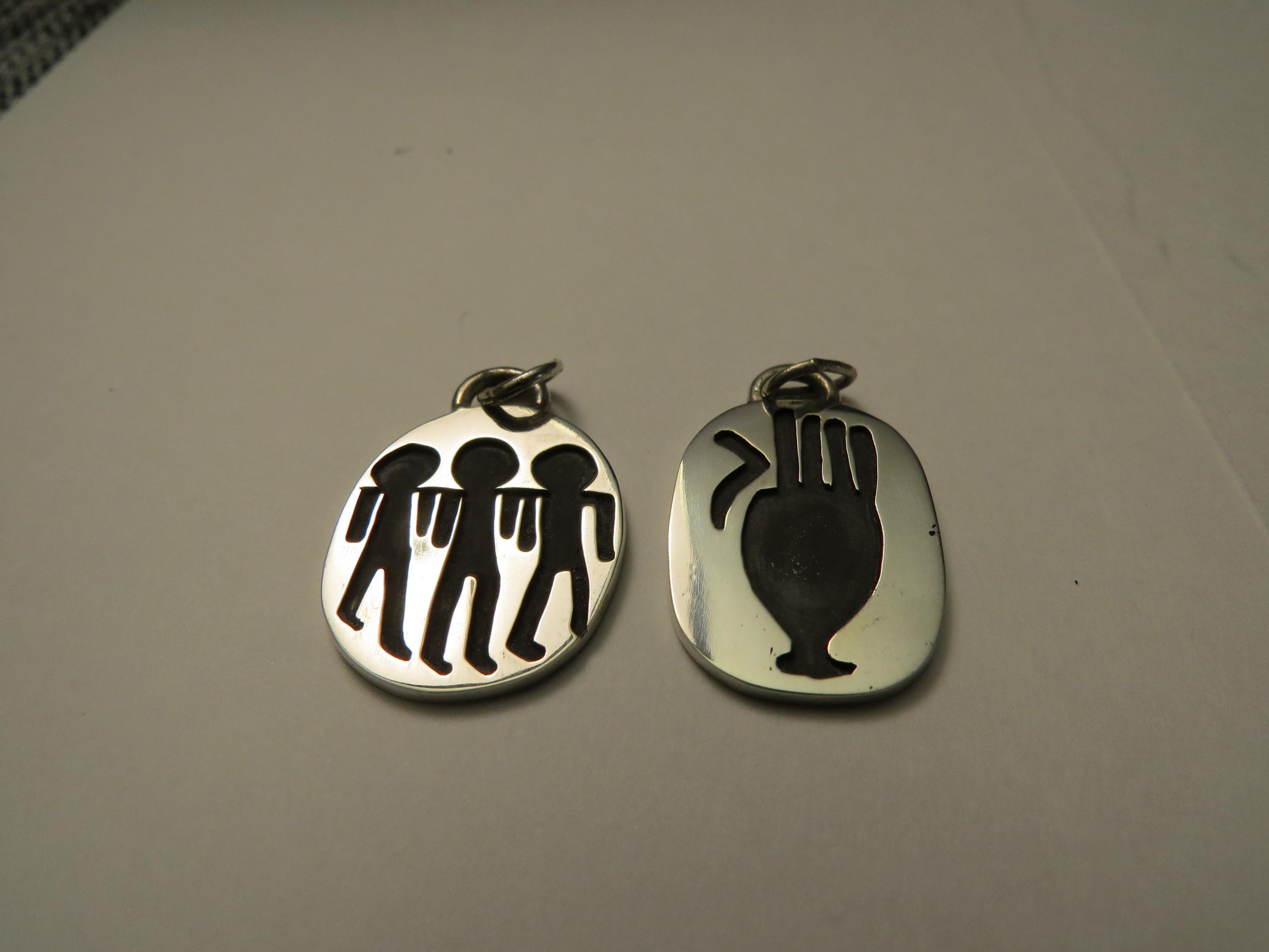 Egyptian Hand Motif Pendant, view 4