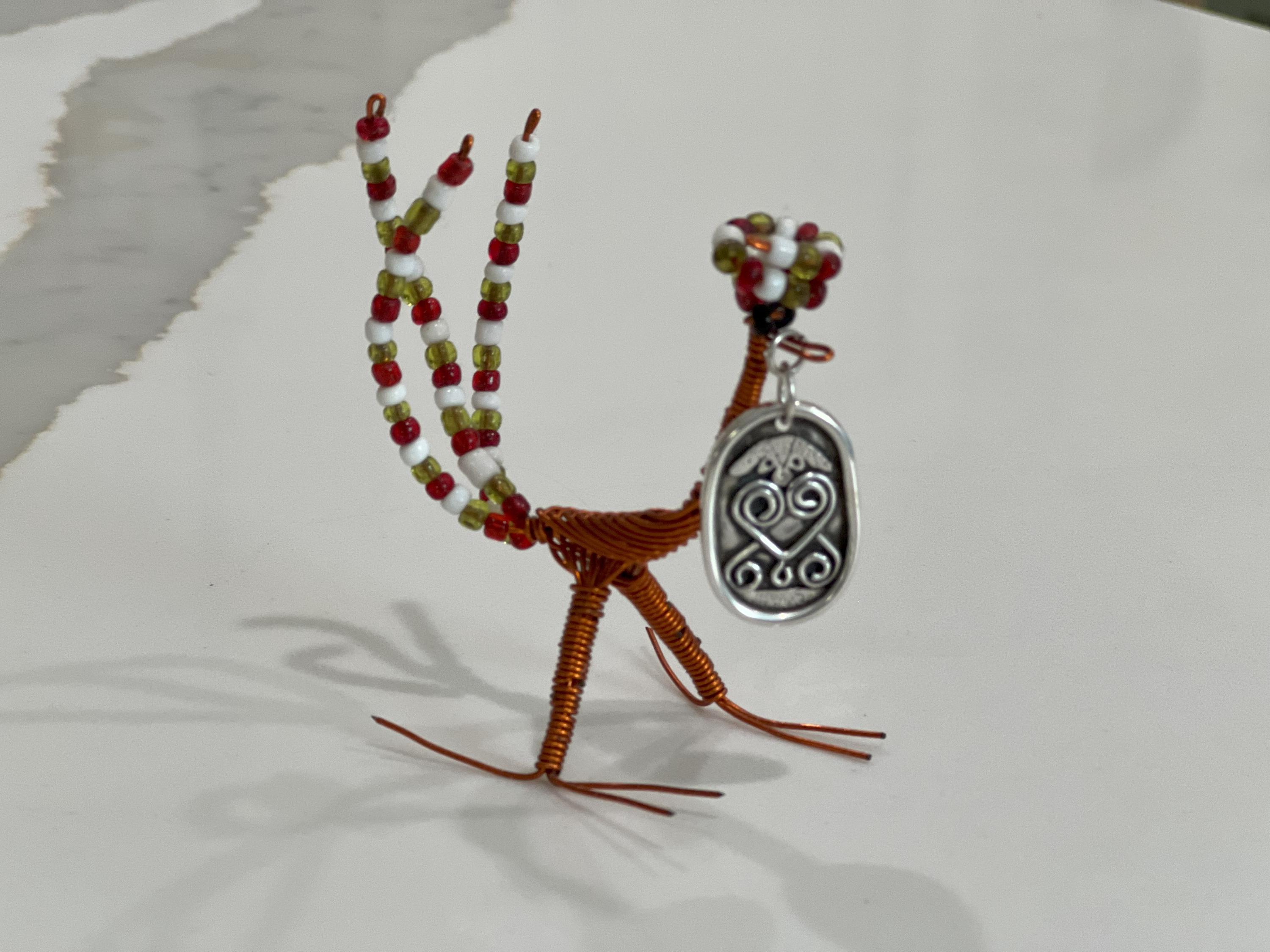 Egyptian Floral Pendant, view 2