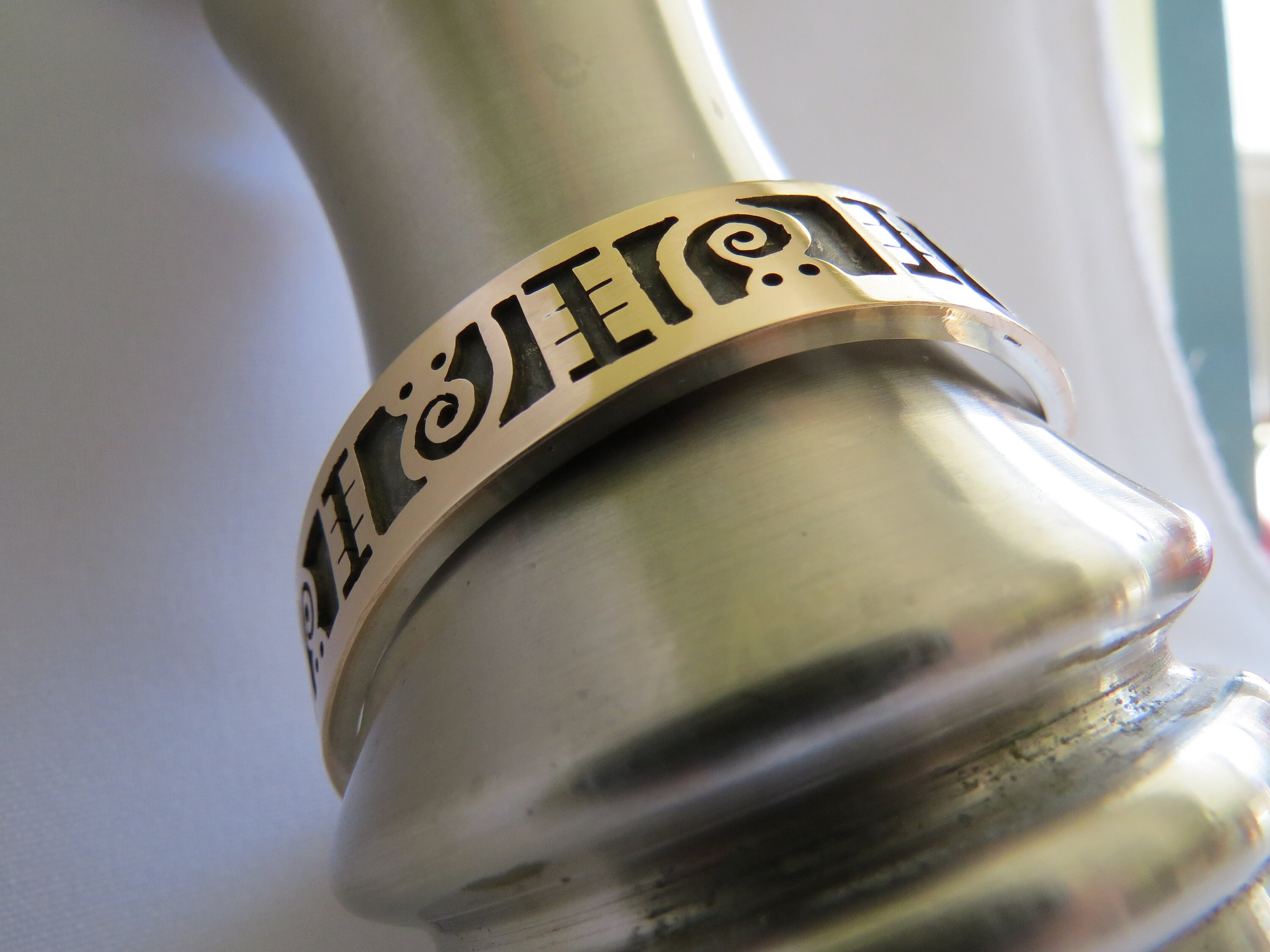 African Weight Motif Cuff