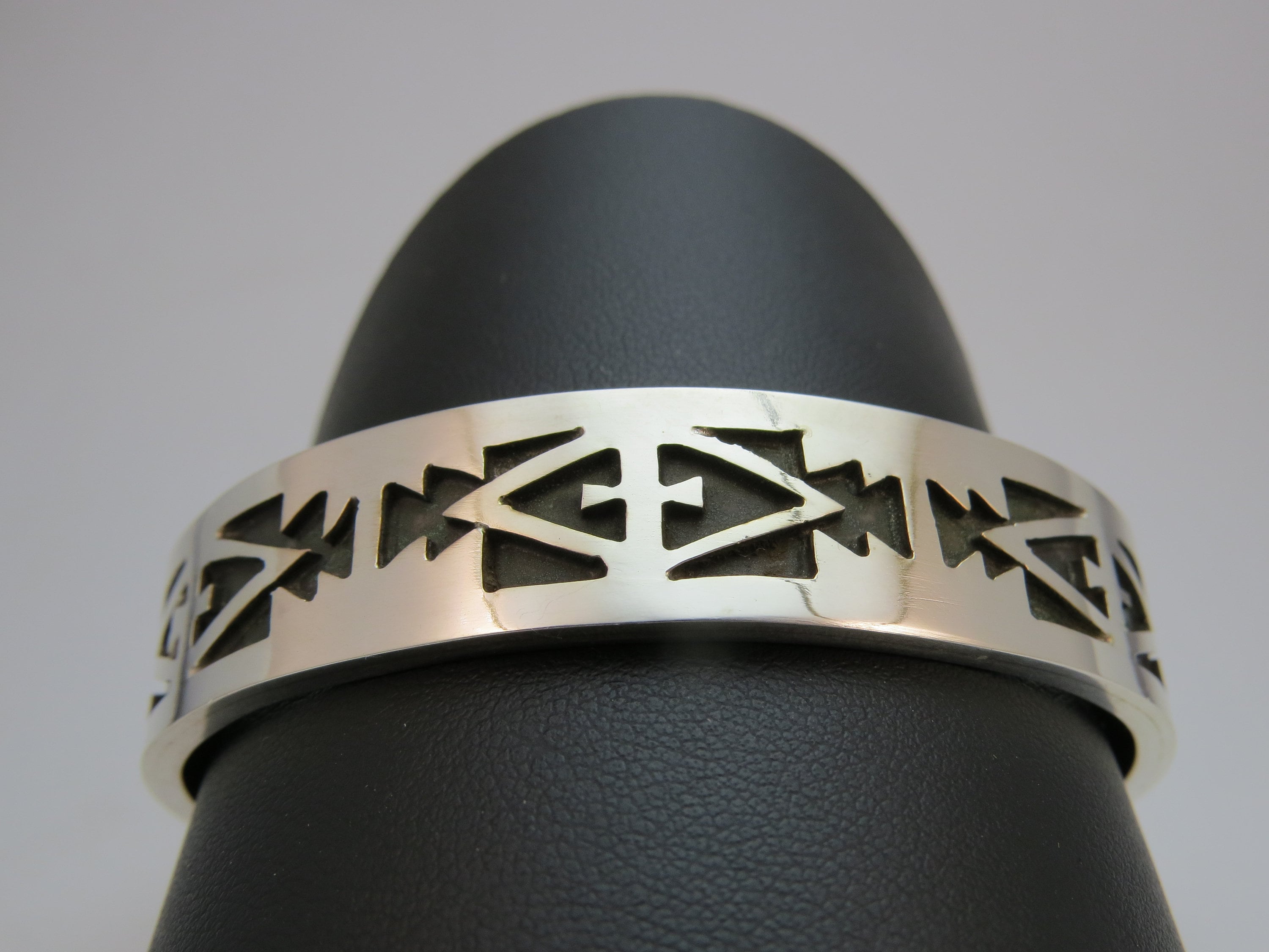 Zuni Indian Motif Cuff Bracelet