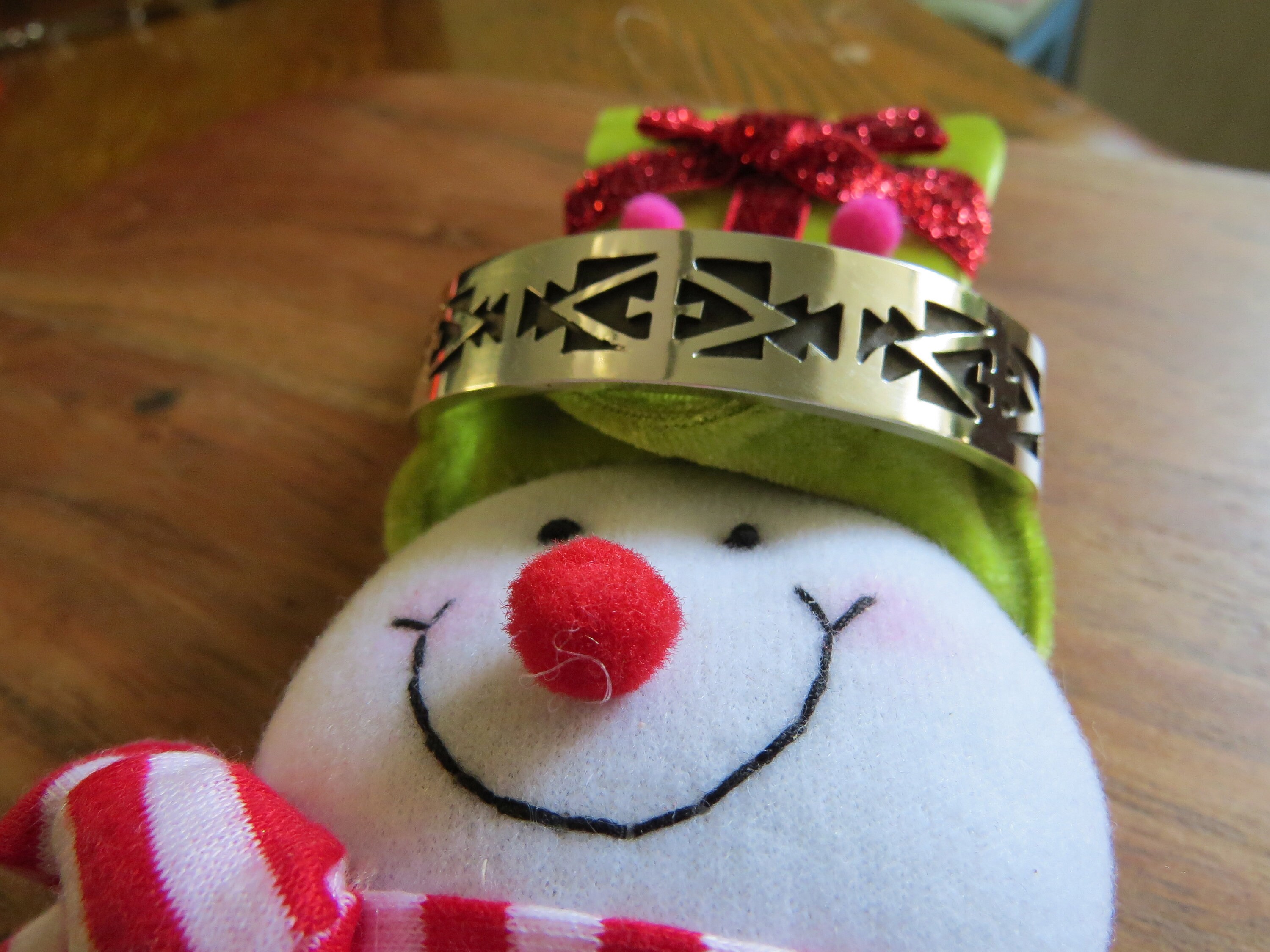 Zuni Indian Motif Cuff Bracelet, view 3