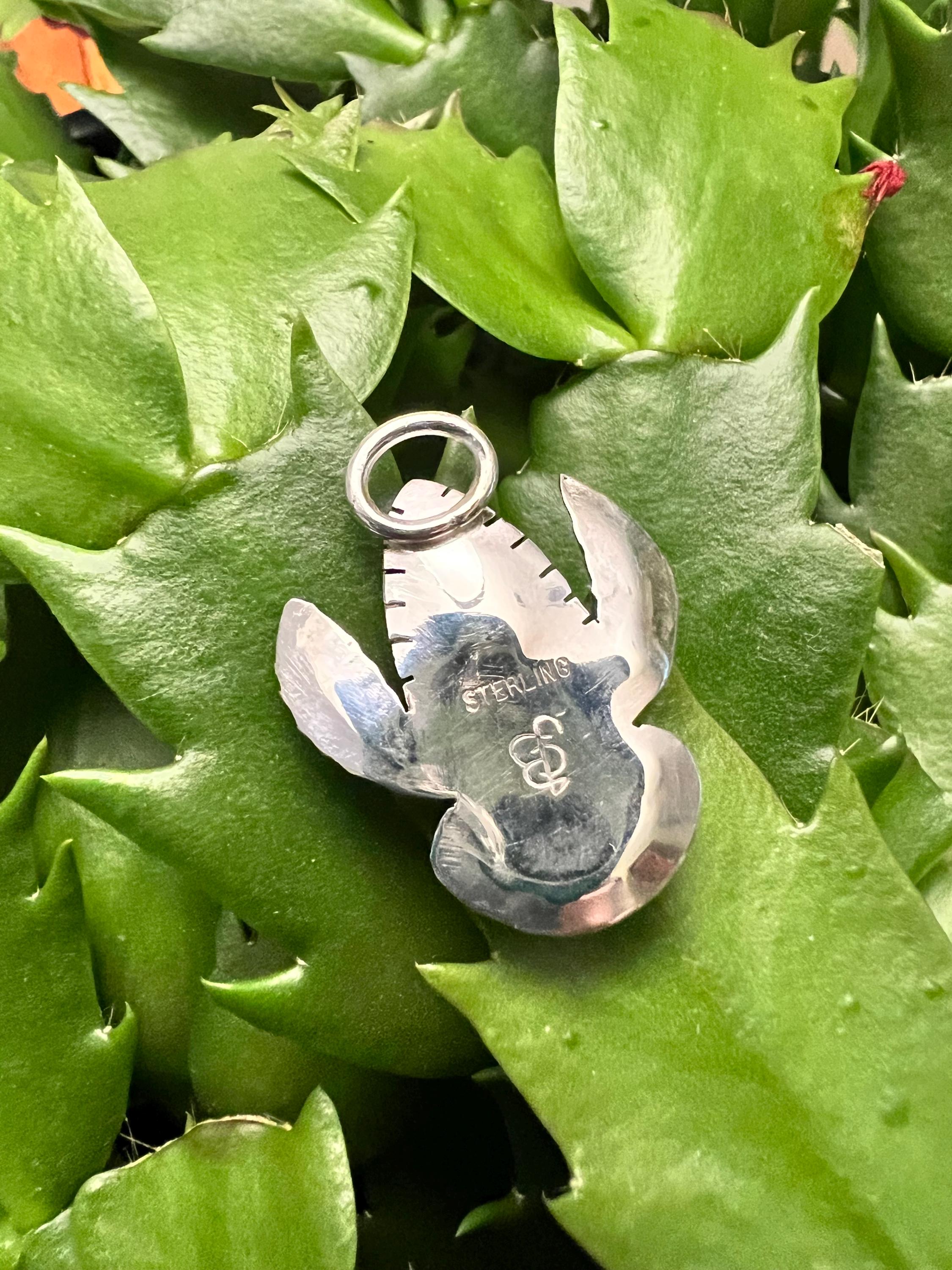 Pink Cactus Tourmaline Pendant, view 5